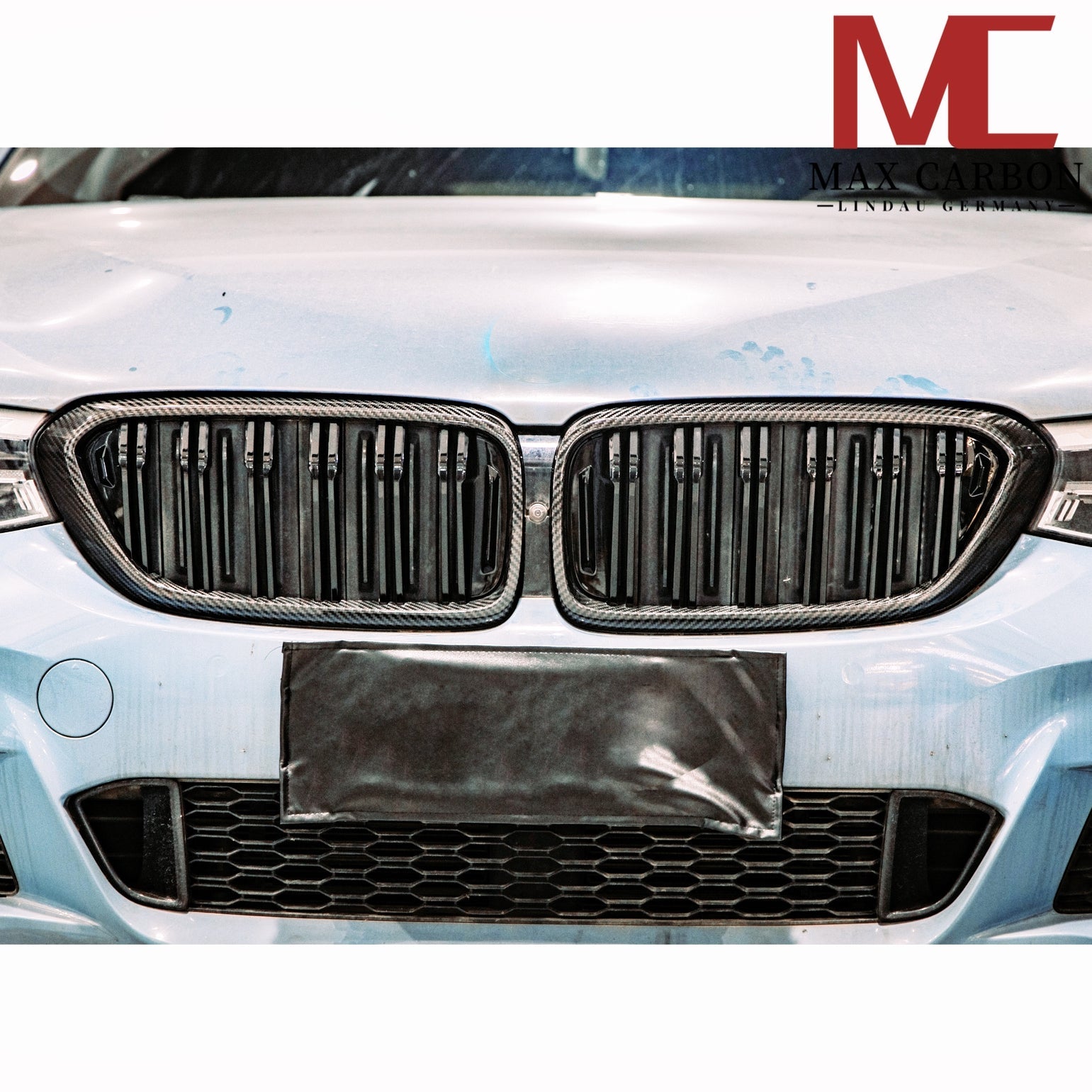 Dry Carbon Kühlergrill Nieren für BMW 6er G32 Pre-LCI - Getsdowned