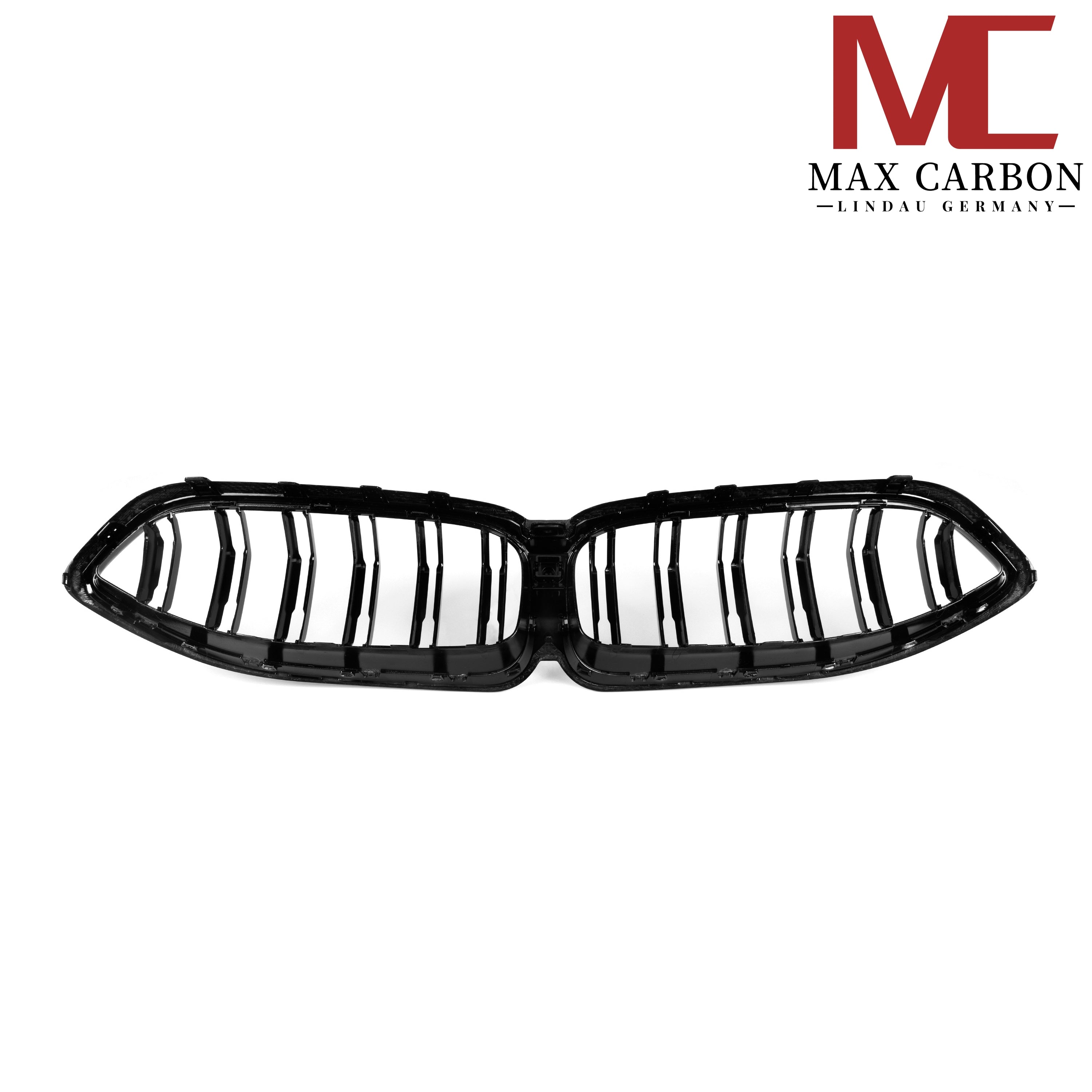 Max Carbon Dry Carbon Kühlergrill Nieren für BMW 8er (G14 G15 G16) LCI, hochwertige Carbon-Optik und passgenaue Form.