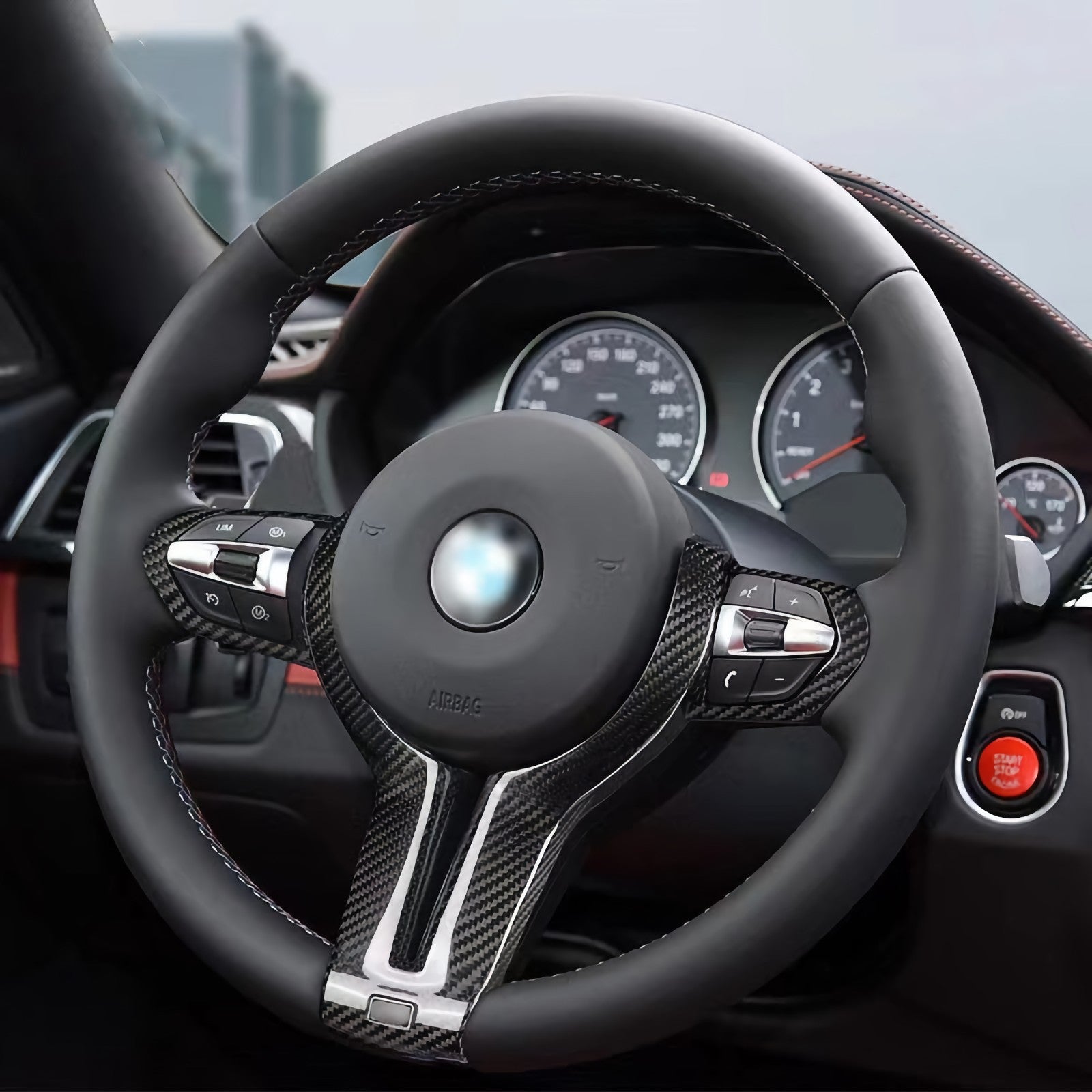 Carbon Lenkrad Blende - passend für BMW M2/M3/M4/M5/M6/X5M/X6M - Getsdowned