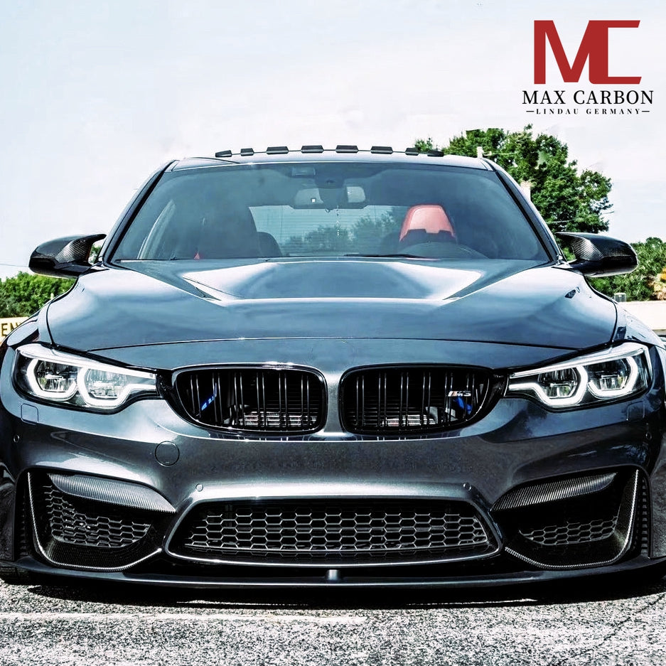 Dry Carbon Lufteinlass Spoiler Oberteil passend für BMW M3 F80 / M4 F82 F83 - Getsdowned