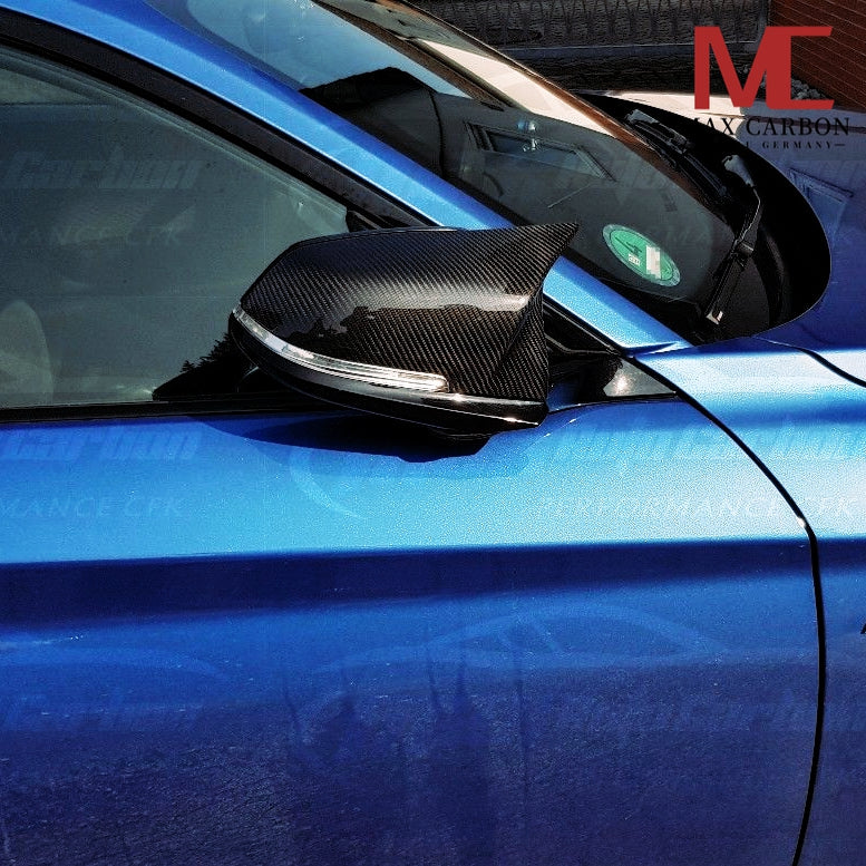 Dry Carbon Spiegelkappen passend für BMW F20 F21 F22 F23 F30 F31 F32 F33 F36 F87 M2 - Getsdowned