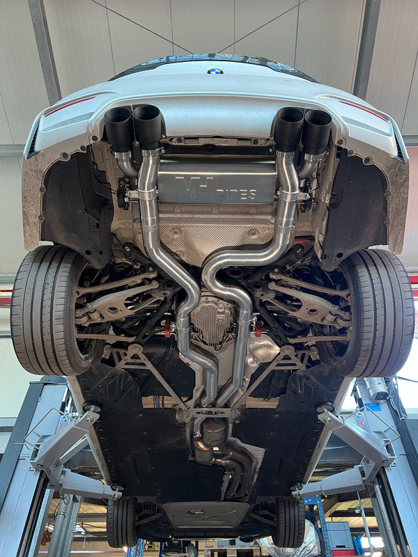 MH-Pipes ECE Abgasanlage 3 Zoll Equal Length passend für BMW M3 F80 (NON-OPF)