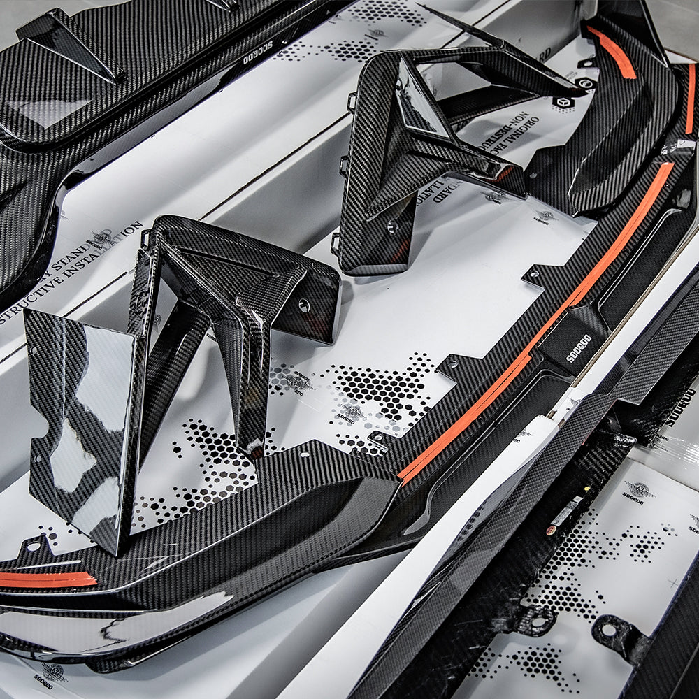 Dry Carbon Front Canards passend für BMW X3M (F97) X4M (F98) LCI - Getsdowned