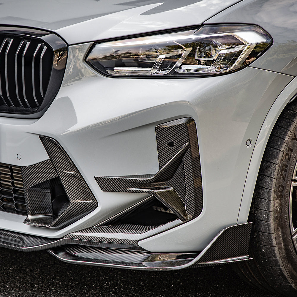 Dry Carbon Front Canards passend für BMW X3M (F97) X4M (F98) LCI - Getsdowned
