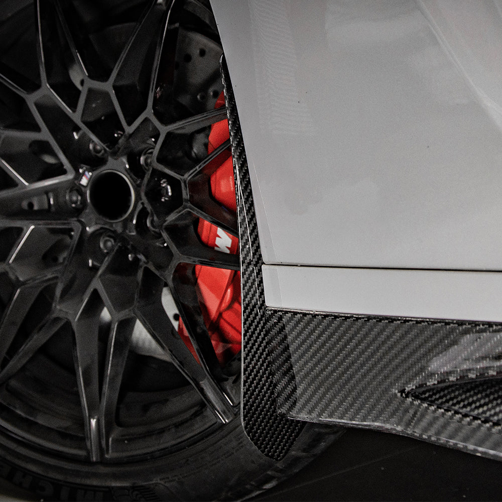 Dry Carbon Radhaus Schmutzfänger für BMW M3 G80 G81 SQ Style - Getsdowned