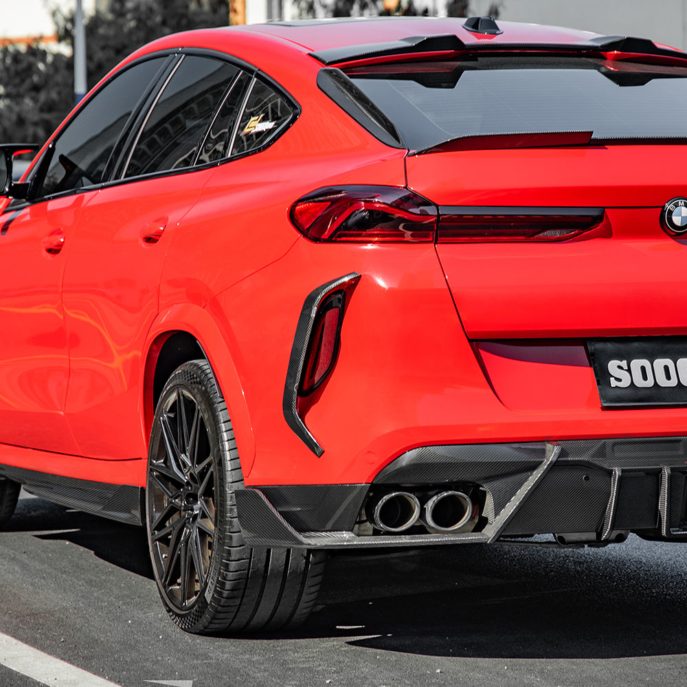 Dry Carbon Heckansatz passend für BMW X6M F96 - Getsdowned