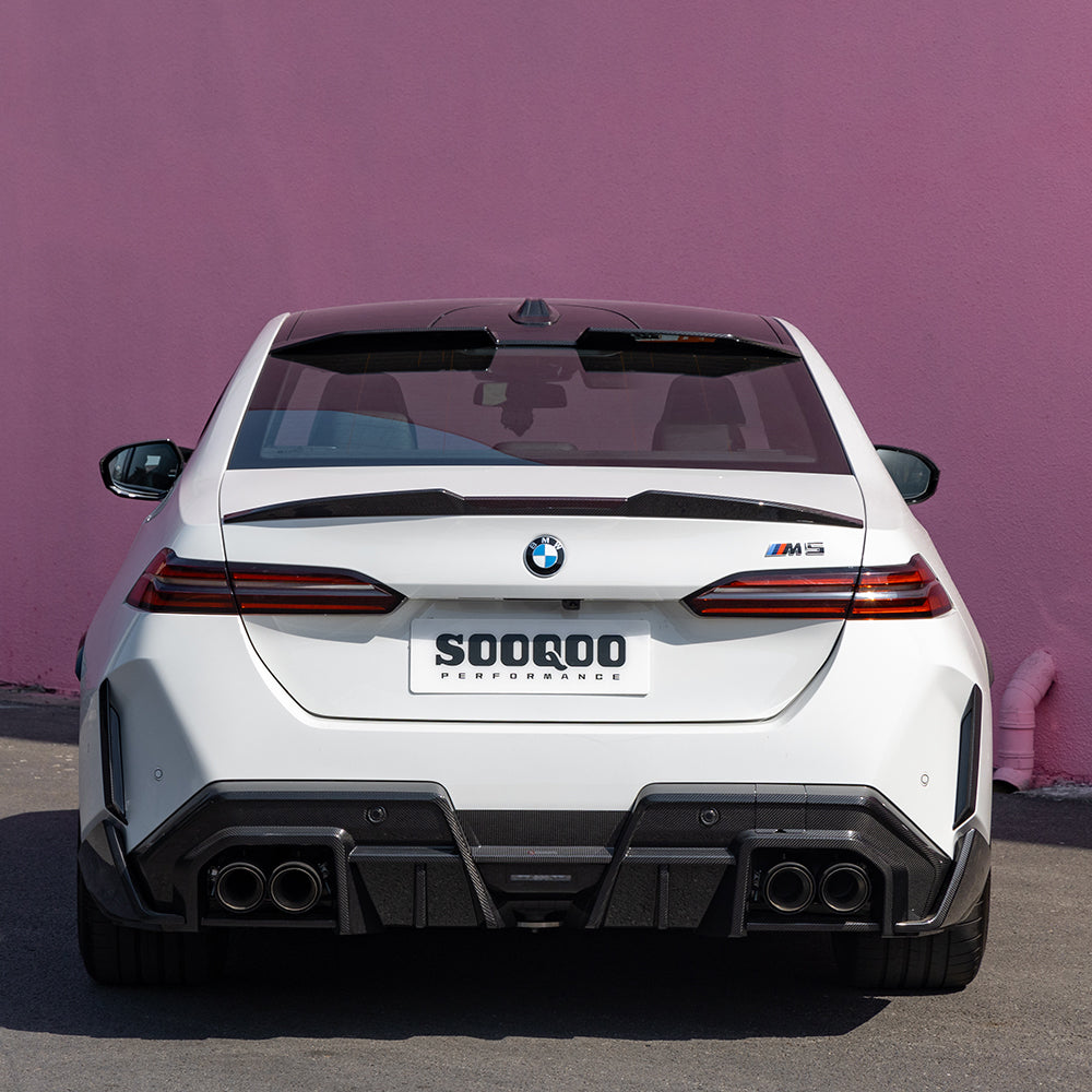 Dry Carbon Heckdiffusor SQ-B Style passend für BMW M5 G90 & G99 - Getsdowned