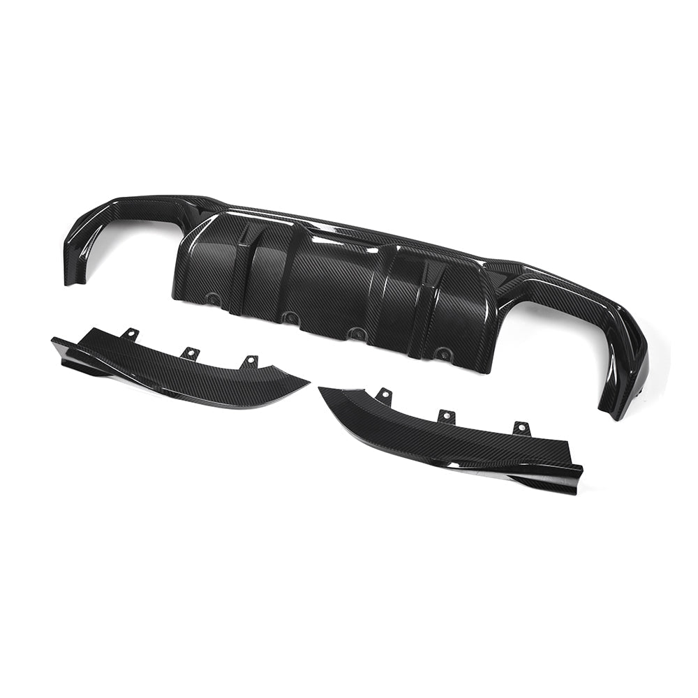 Dry Carbon Heckdiffusor SQ-Style passend für BMW 4er G22 G23 - Getsdowned