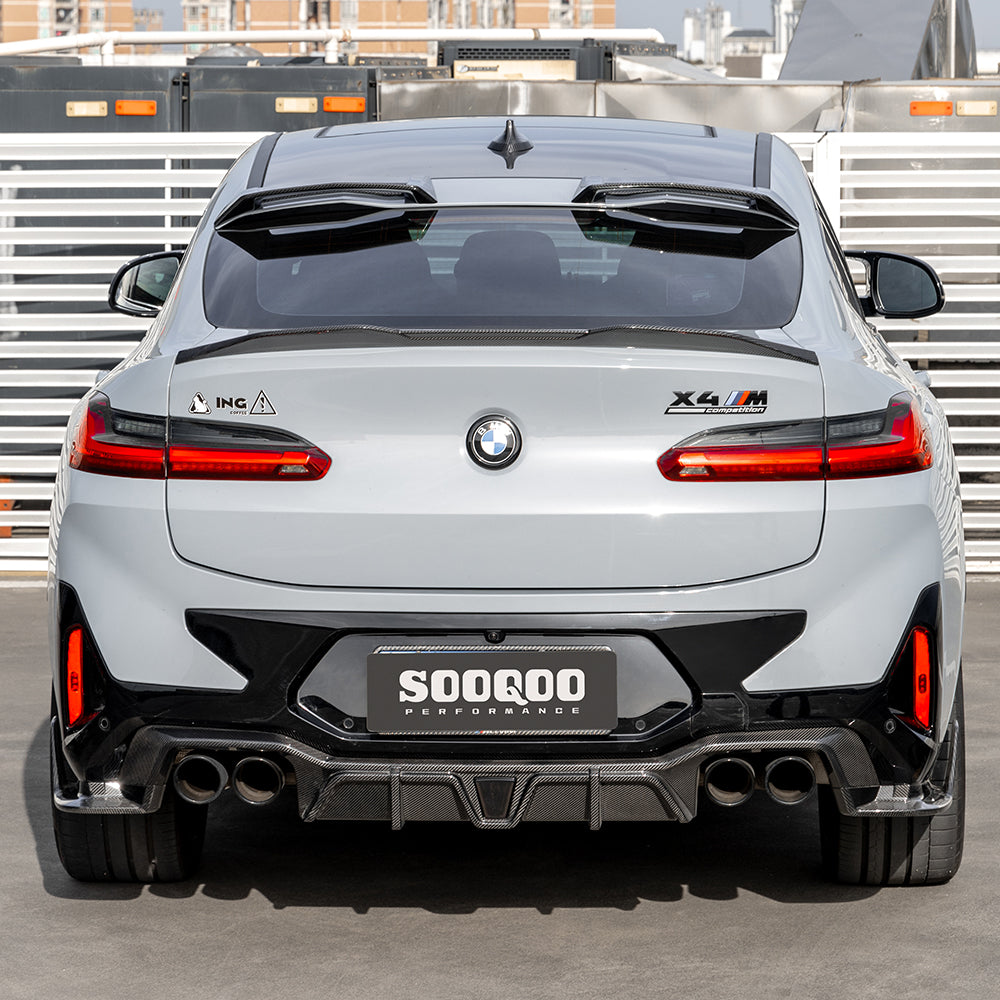 Dry Carbon Heckdiffusor für BMW X4M F98 LCI - Getsdowned