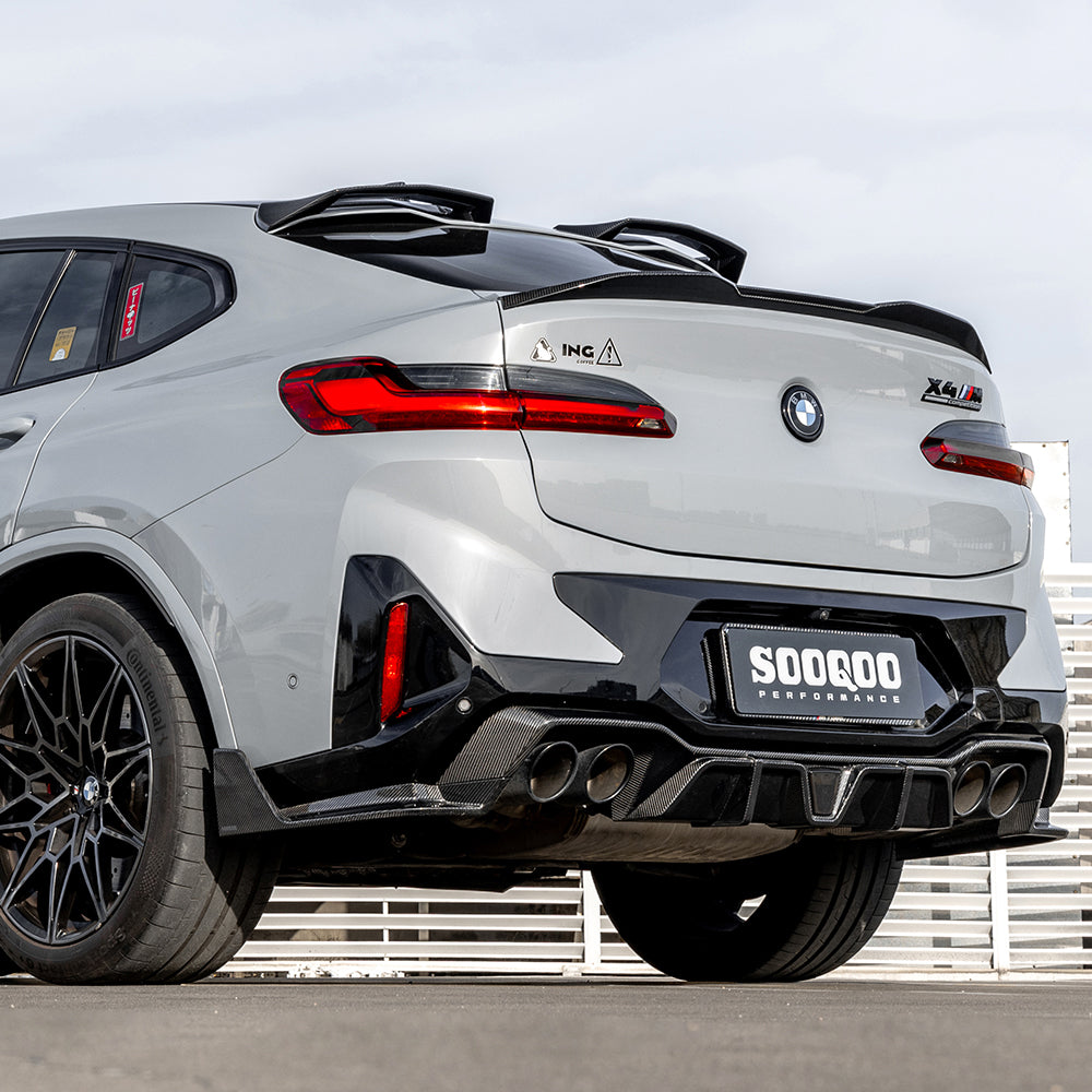Dry Carbon Heckdiffusor für BMW X4M F98 LCI - Getsdowned