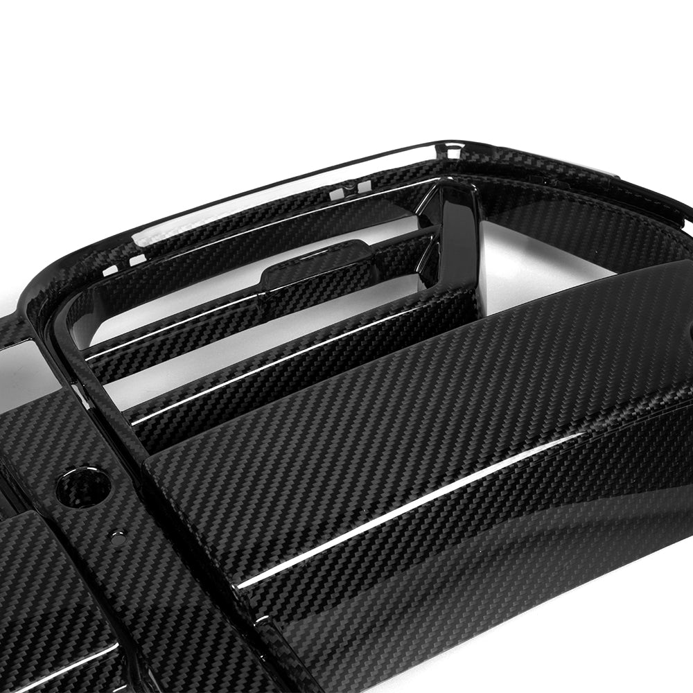 Dry Carbon Frontgrill Nieren SQ- "A-Style" mit ACC passend für BMW M3 (G80 G81) & M4 (G82 G83) - Getsdowned