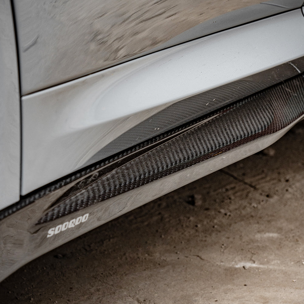 Dry Carbon Seitenschweller passend für BMW X3M (F97) X4M (F98) LCI X3 G01 LCI X4 G02 LCI - Getsdowned