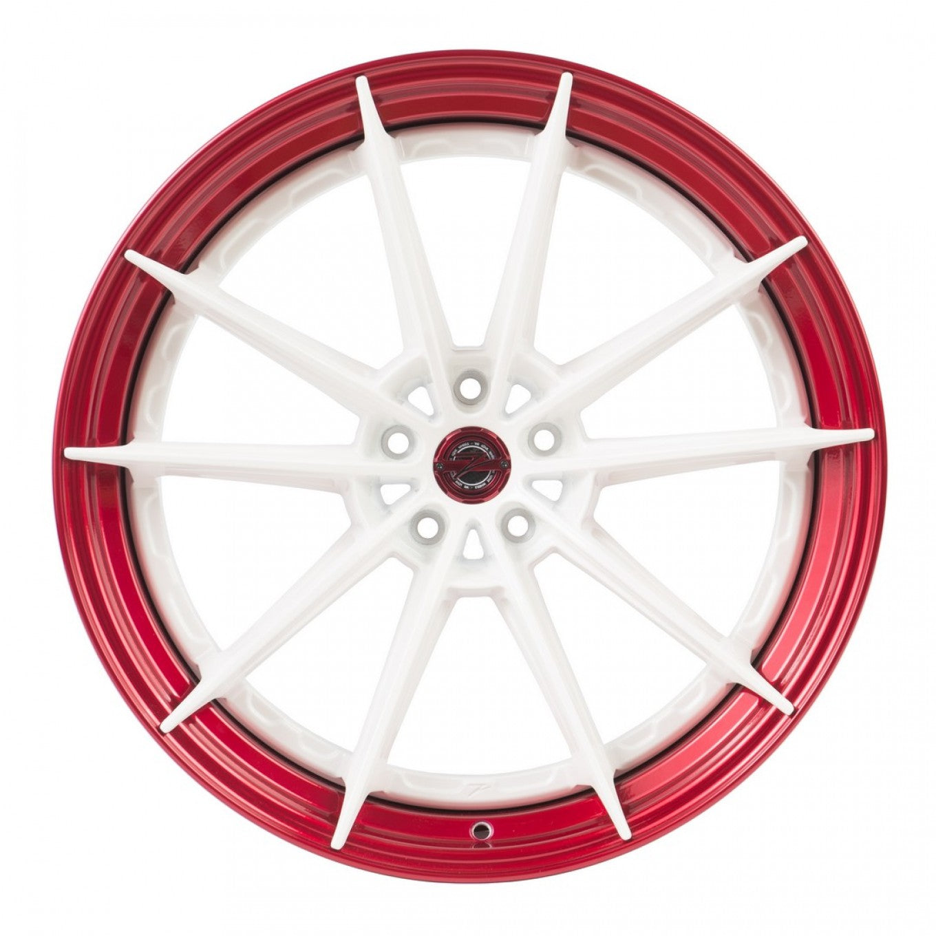 Z-Performance ZP.MODULAR 1 | Super Deep Concave – White Center / Candy Red Lip - Getsdowned