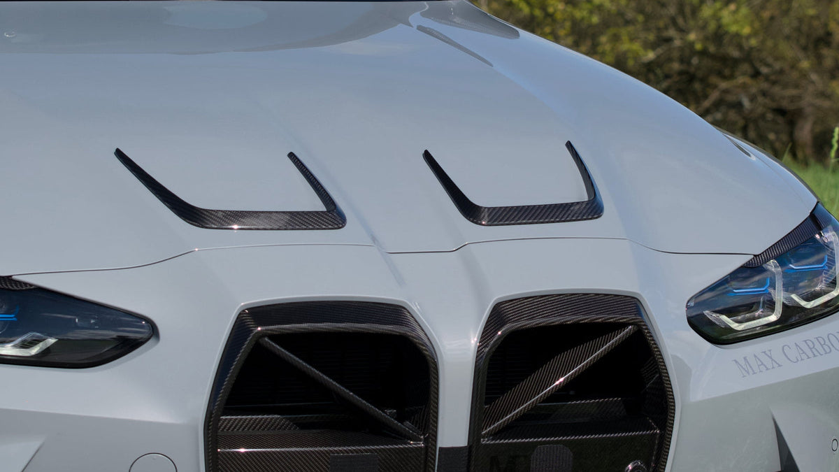 BMW M3 G81 Front mit Carbon-Kühlergrill im CSL-Design – eintragungsfreie Carbonteile