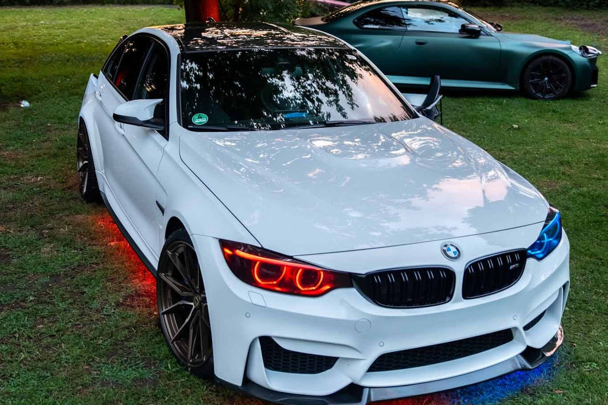 BMW M3 und M4 im Abendlicht beim Beachside by Bimmercrew