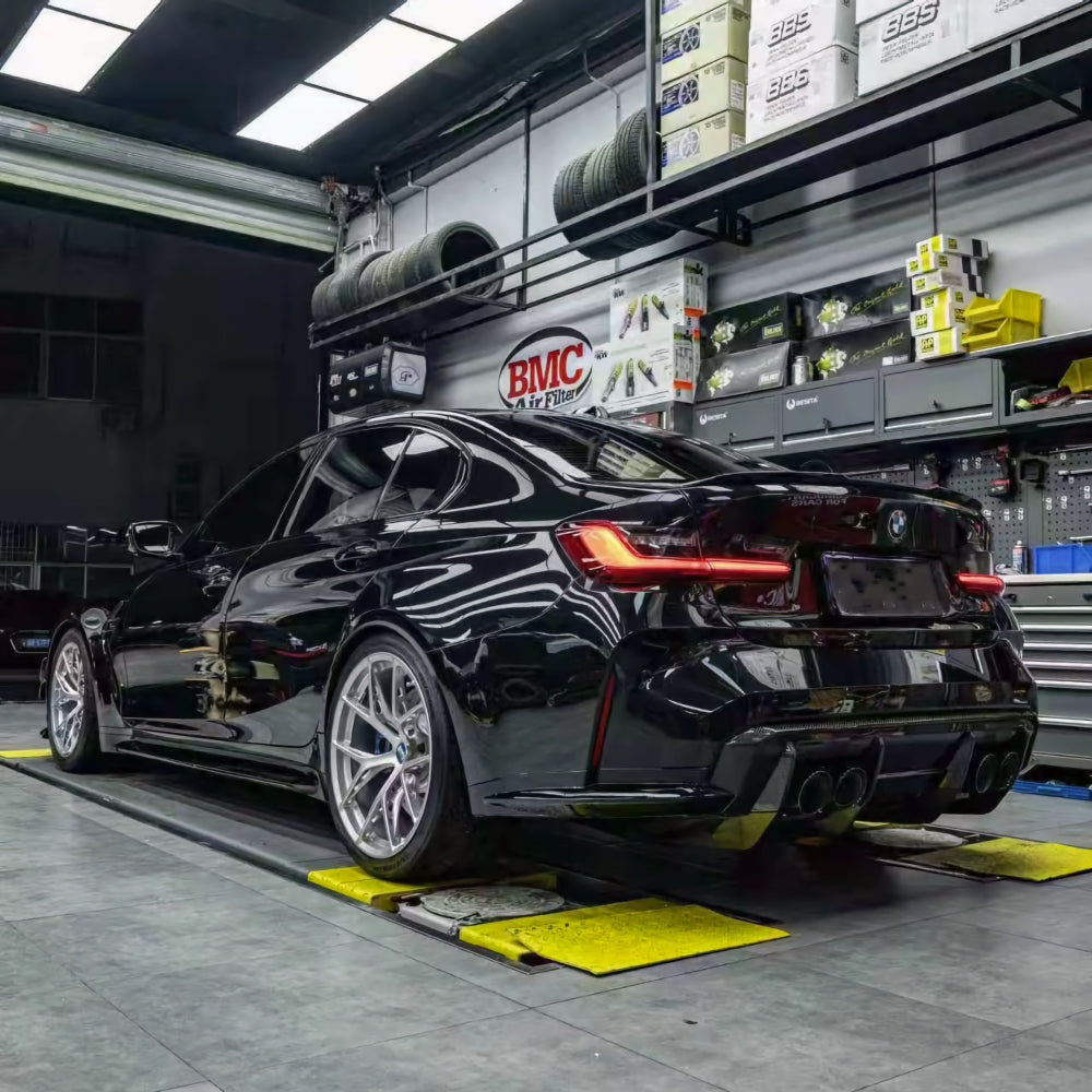 Carbon Heckdiffusor im Racing-Stil passend für BMW M3 G80/G81 u.a. LCI