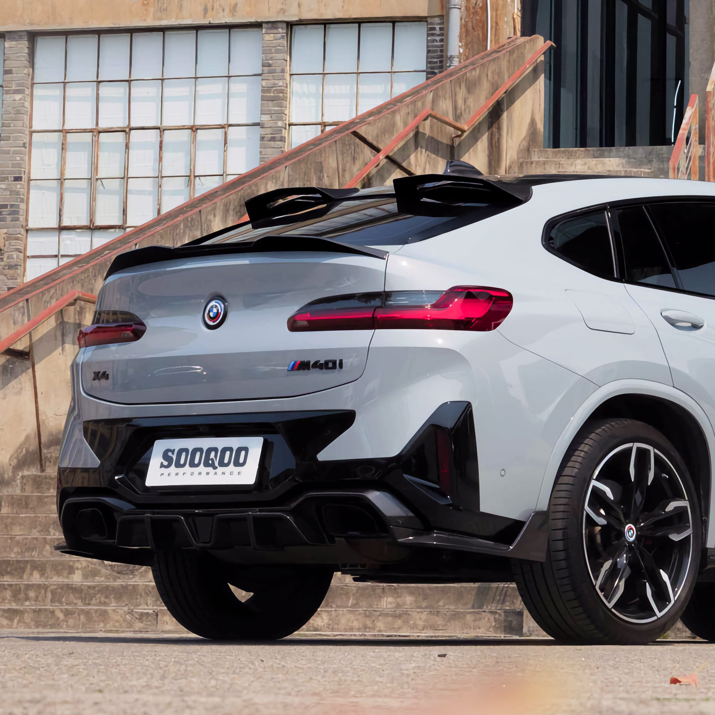 Dry-Carbon Dachspoiler-Lippe passend für BMW X4M F98 LCI & X4 G02 LCI – Echtcarbon-Heckabschluss