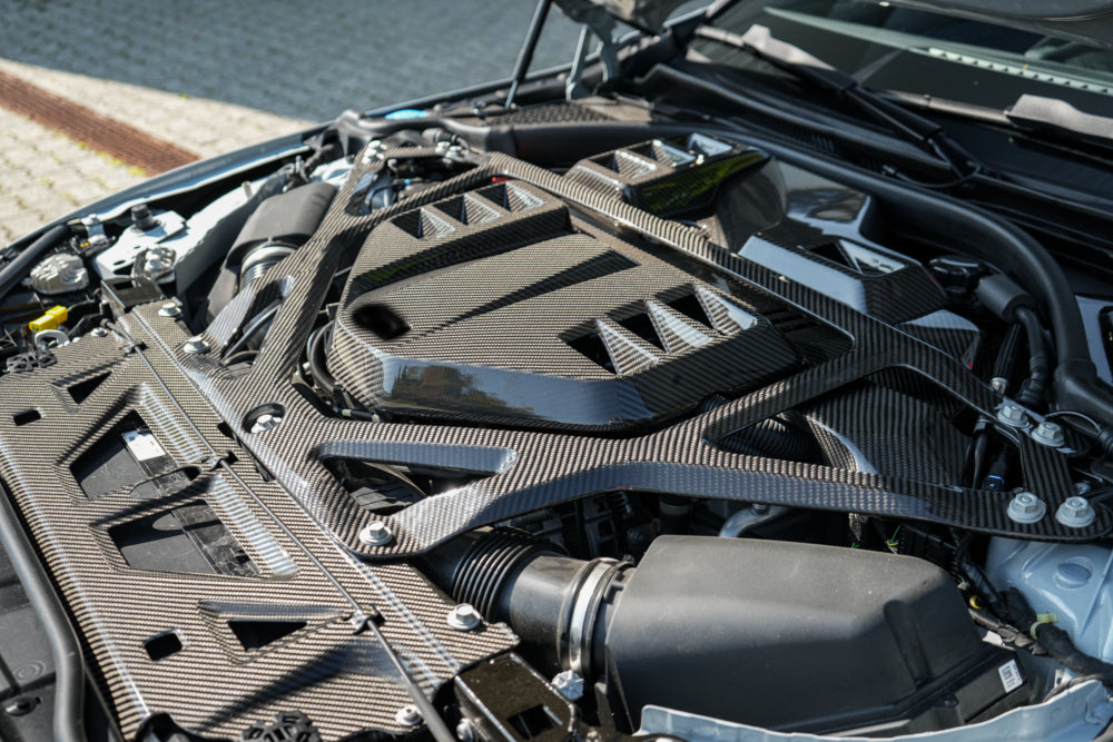 Dry Carbon Domstrebenset V3 für BMW M2 G87 / M3 G80 G81 / M4 G82 G83