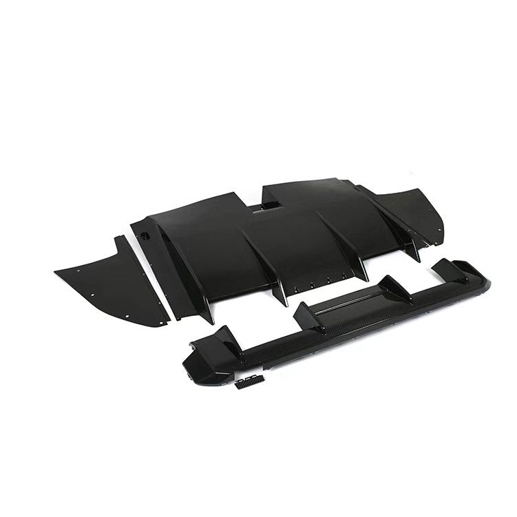 Carbon Heckdiffusor im Racing-Stil passend für BMW M3 G80/G81 u.a. LCI