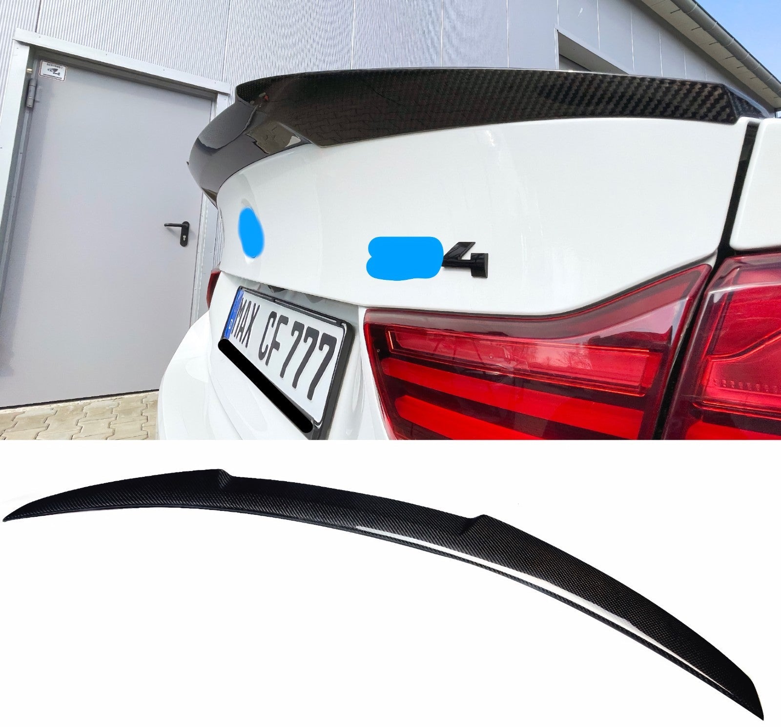 Dry Carbon Heckspoiler "Ducktail" für BMW M4 F82