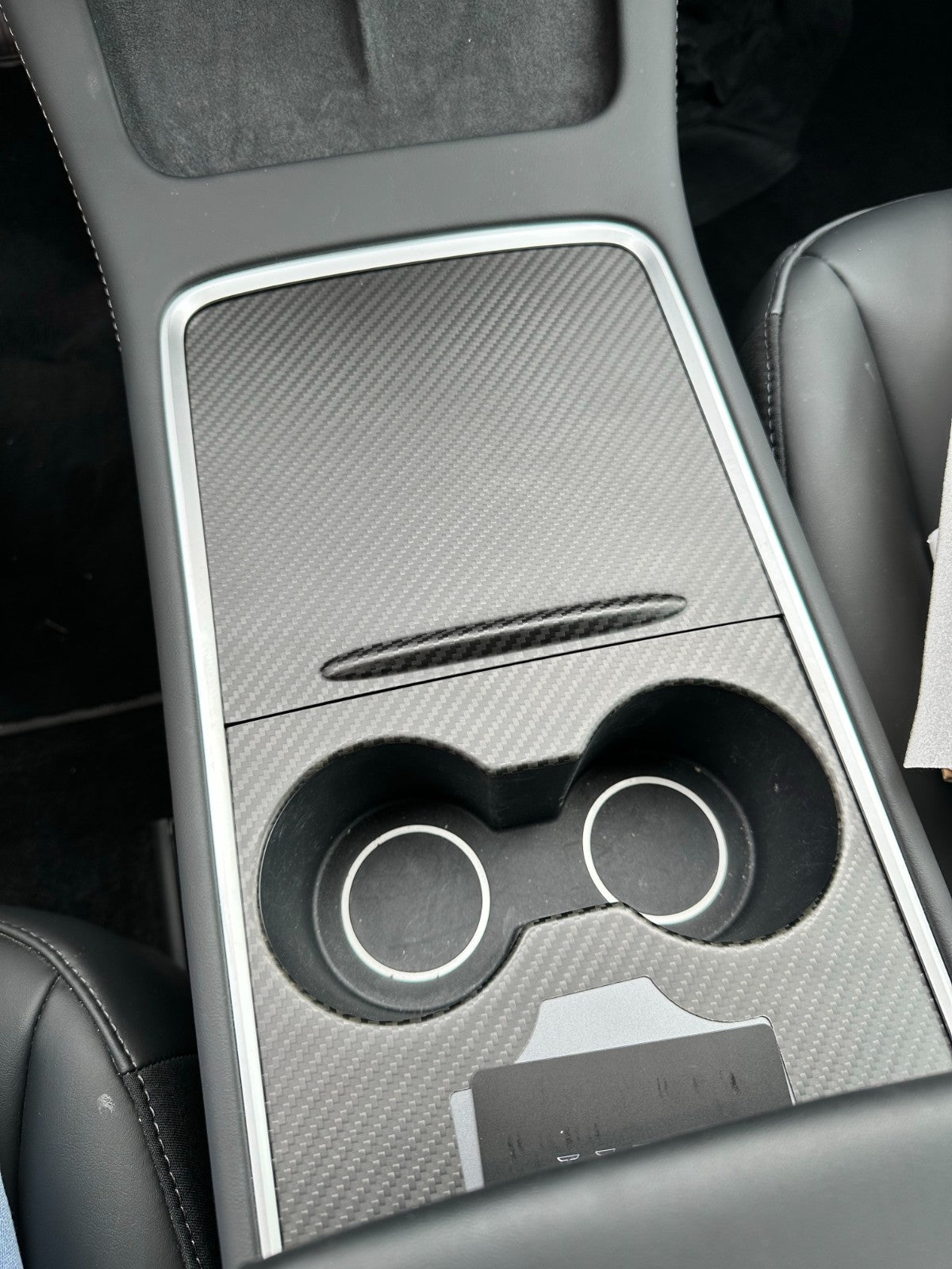 MAX CARBON Performance Mittelkonsole Blenden Aufsatz Abdeckung im Satz für TESLA MODEL 3 MODEL Y