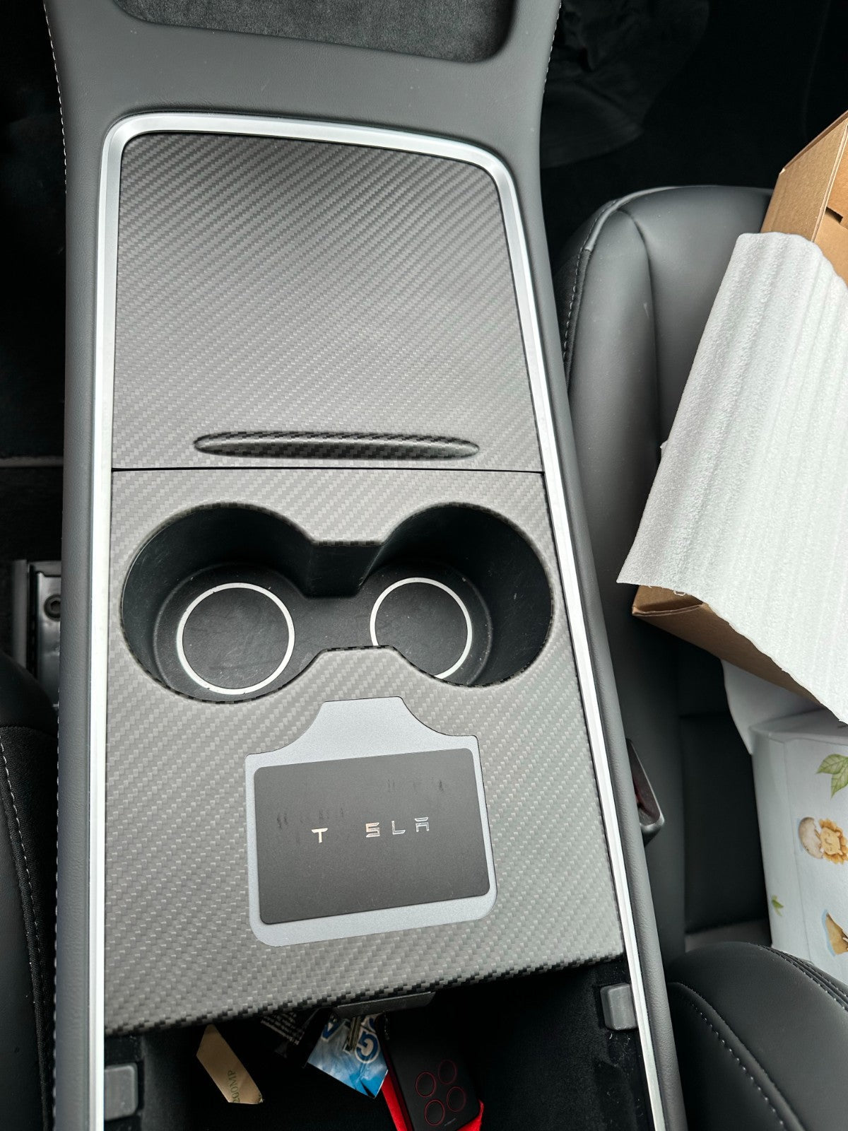 MAX CARBON Performance Mittelkonsole Blenden Aufsatz Abdeckung im Satz für TESLA MODEL 3 MODEL Y