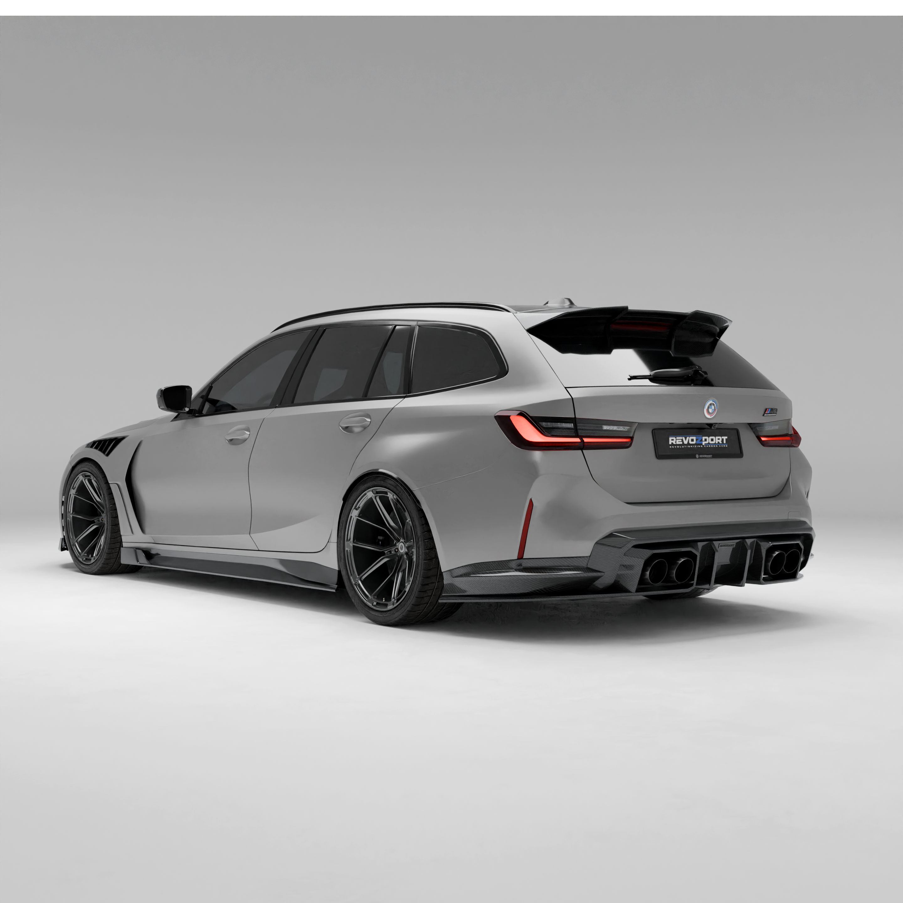 Dry-Carbon Heckdiffusor passend für BMW M3/M4 G80-G83 – Aerodynamik mit Struktur
