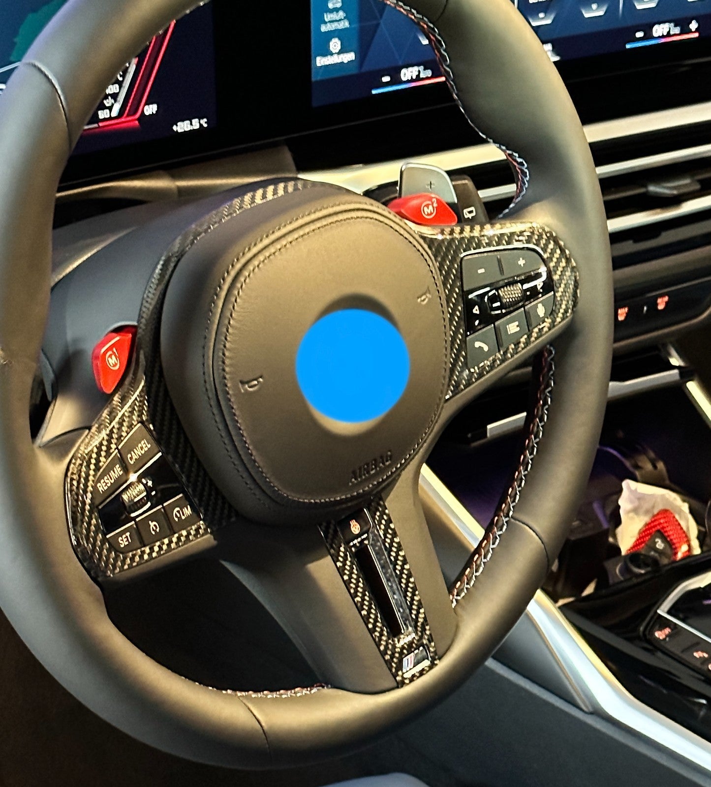 Carbon Lenkrad Cover - BMW M2 M3 M4 M5 M8 X3M X4M X5M X6M X7M XM