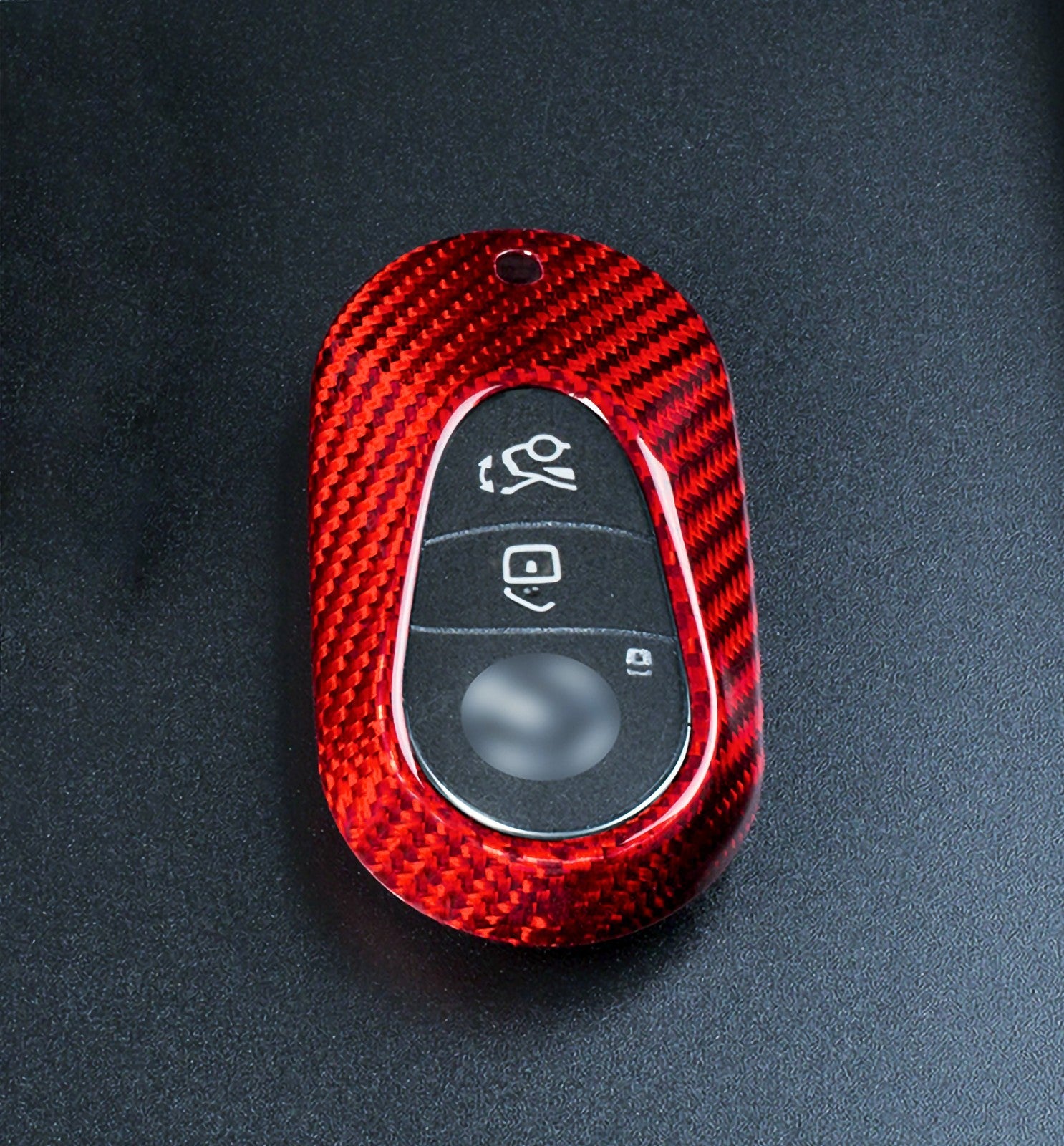 Dry-Carbon Schlüssel Cover passend für Mercedes-Benz & AMG – Schlüssel in Carbon