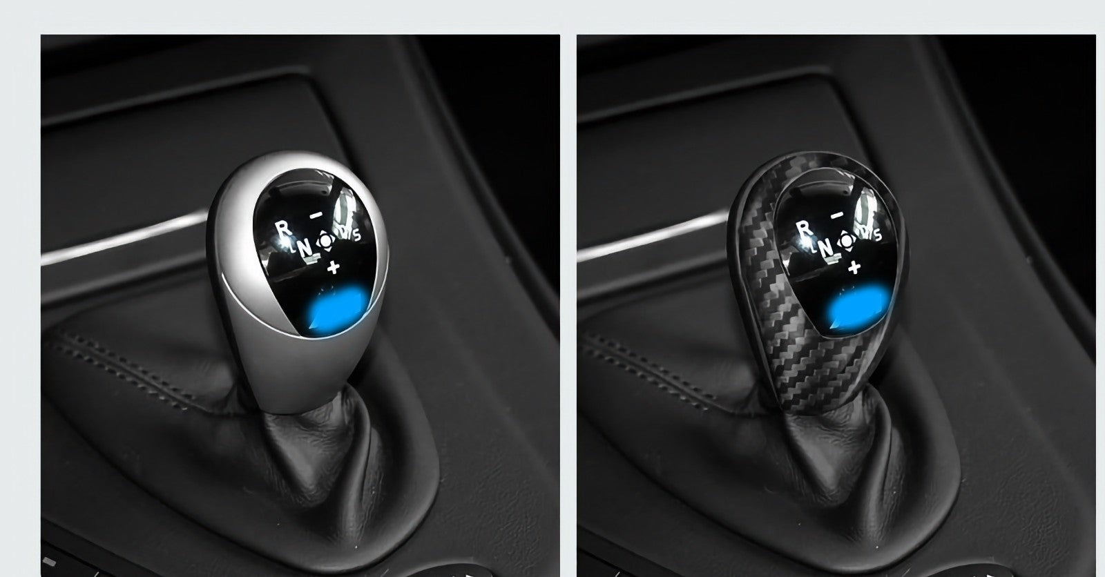 Dry Carbon Schaltknauf Blenden passend für BMW M3 E90 E92 E93