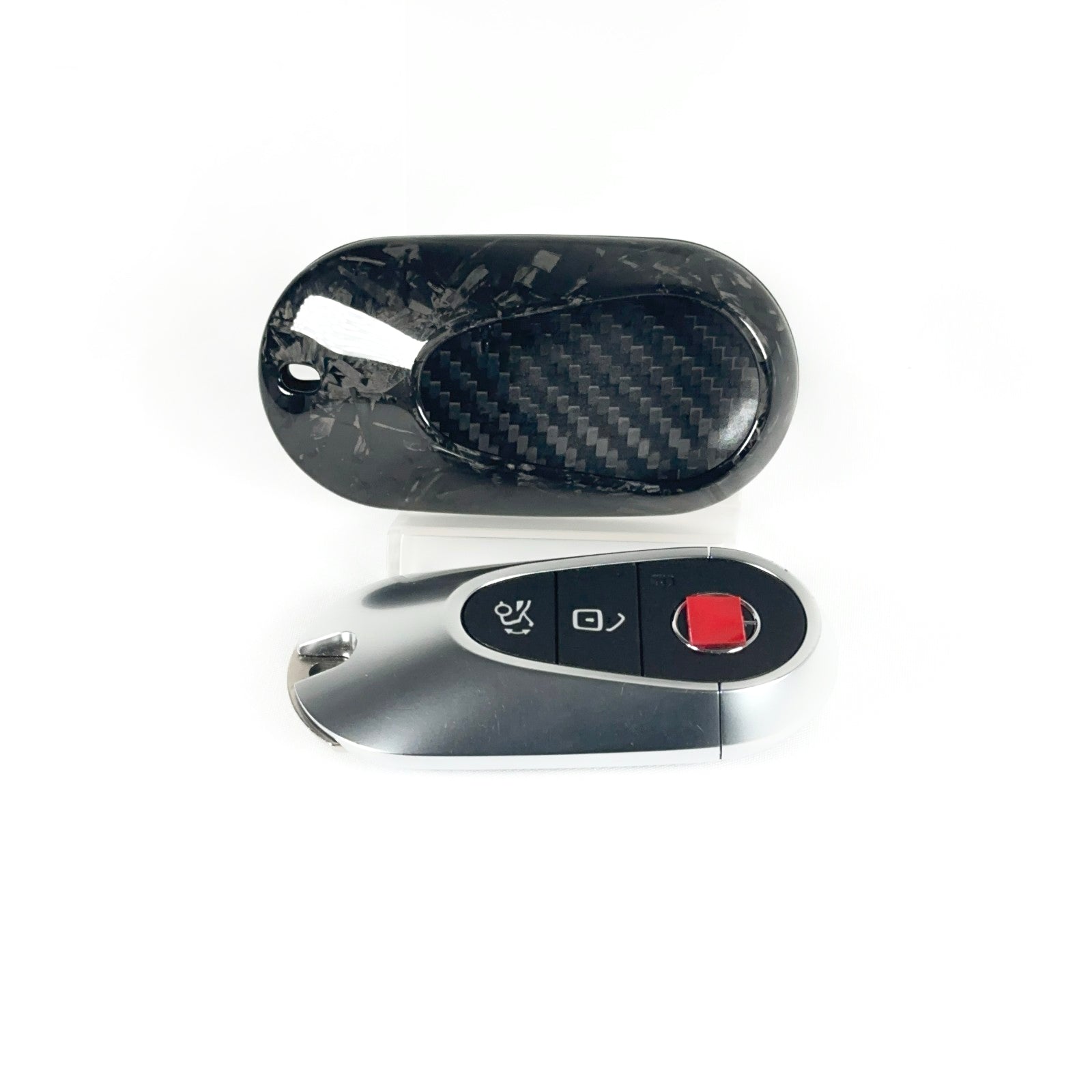 Dry-Carbon Schlüssel Cover passend für Mercedes-Benz & AMG – Schlüssel in Carbon