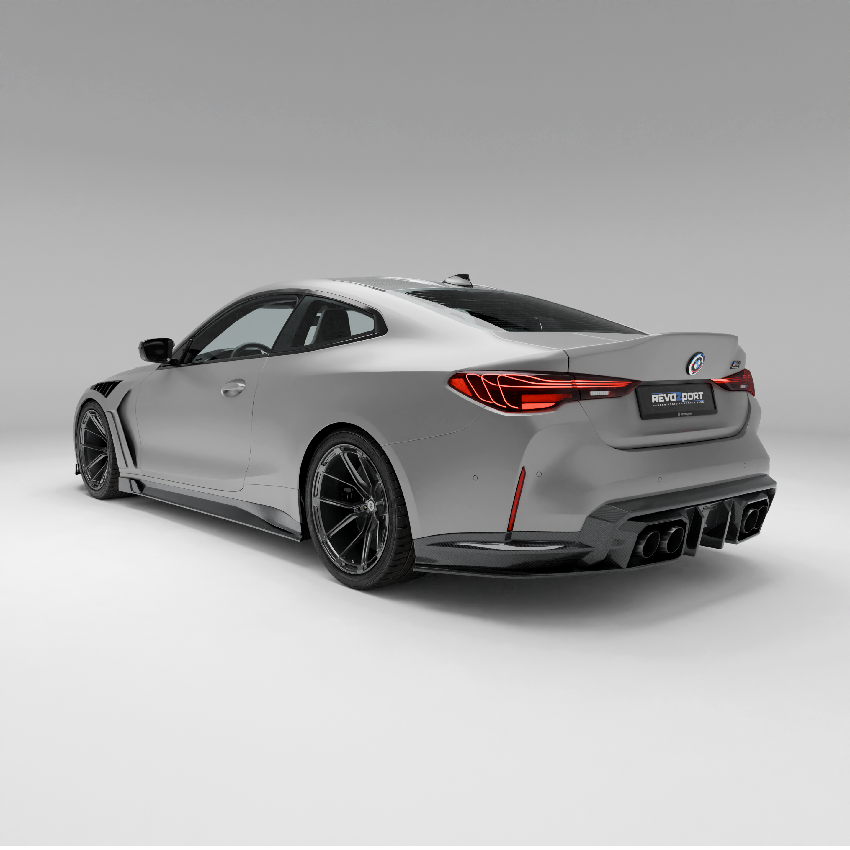 Dry-Carbon Seitenschweller passend für BMW M4 G82-G83 – breite aggressive Seitenlinie