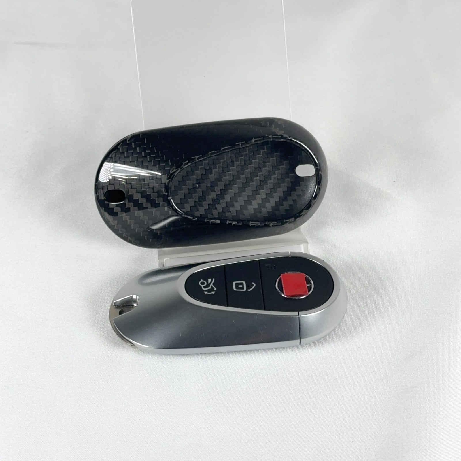 Dry-Carbon Schlüssel Cover passend für Mercedes-Benz & AMG – Schlüssel in Carbon