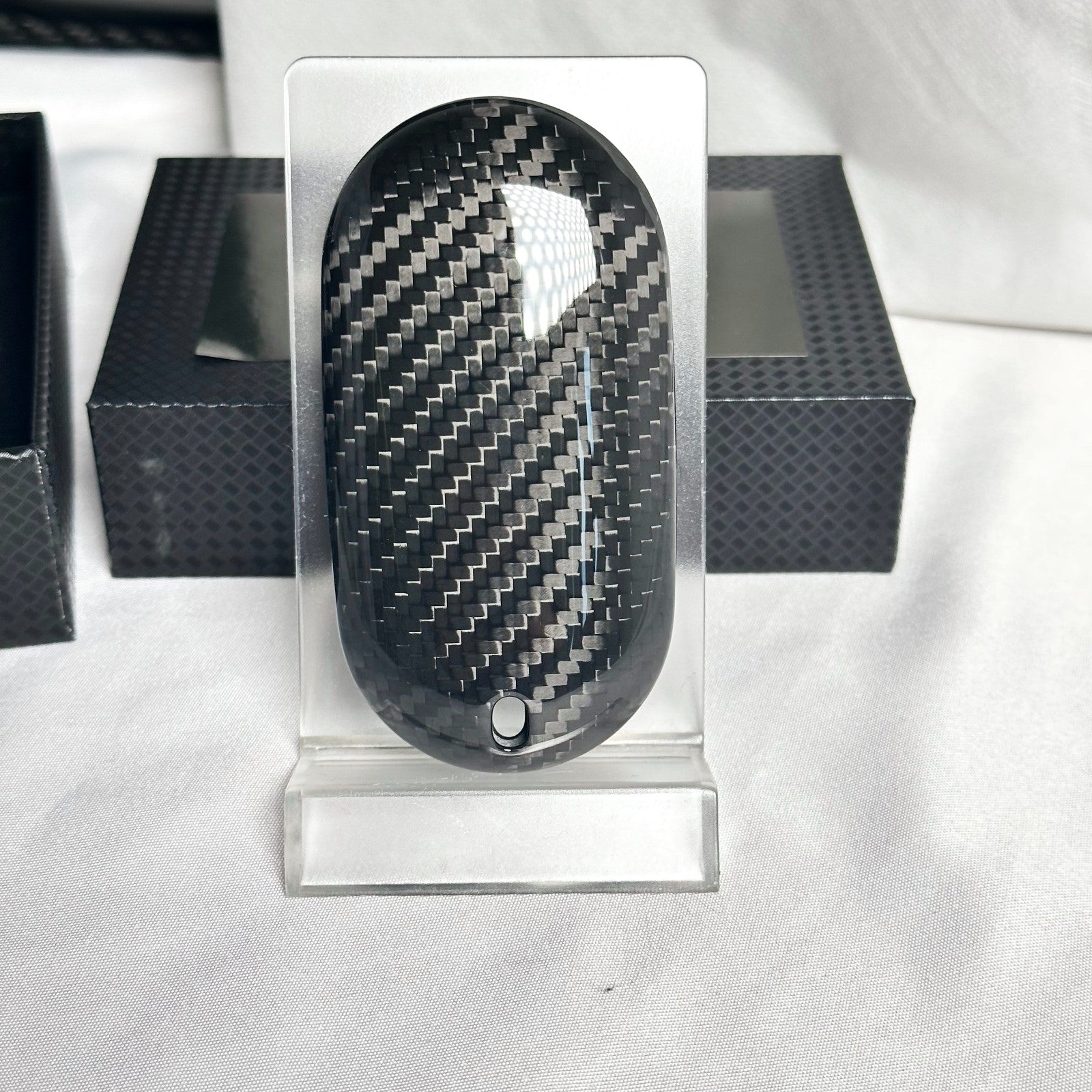 Dry-Carbon Schlüssel Cover passend für Mercedes-Benz & AMG – Schlüssel in Carbon