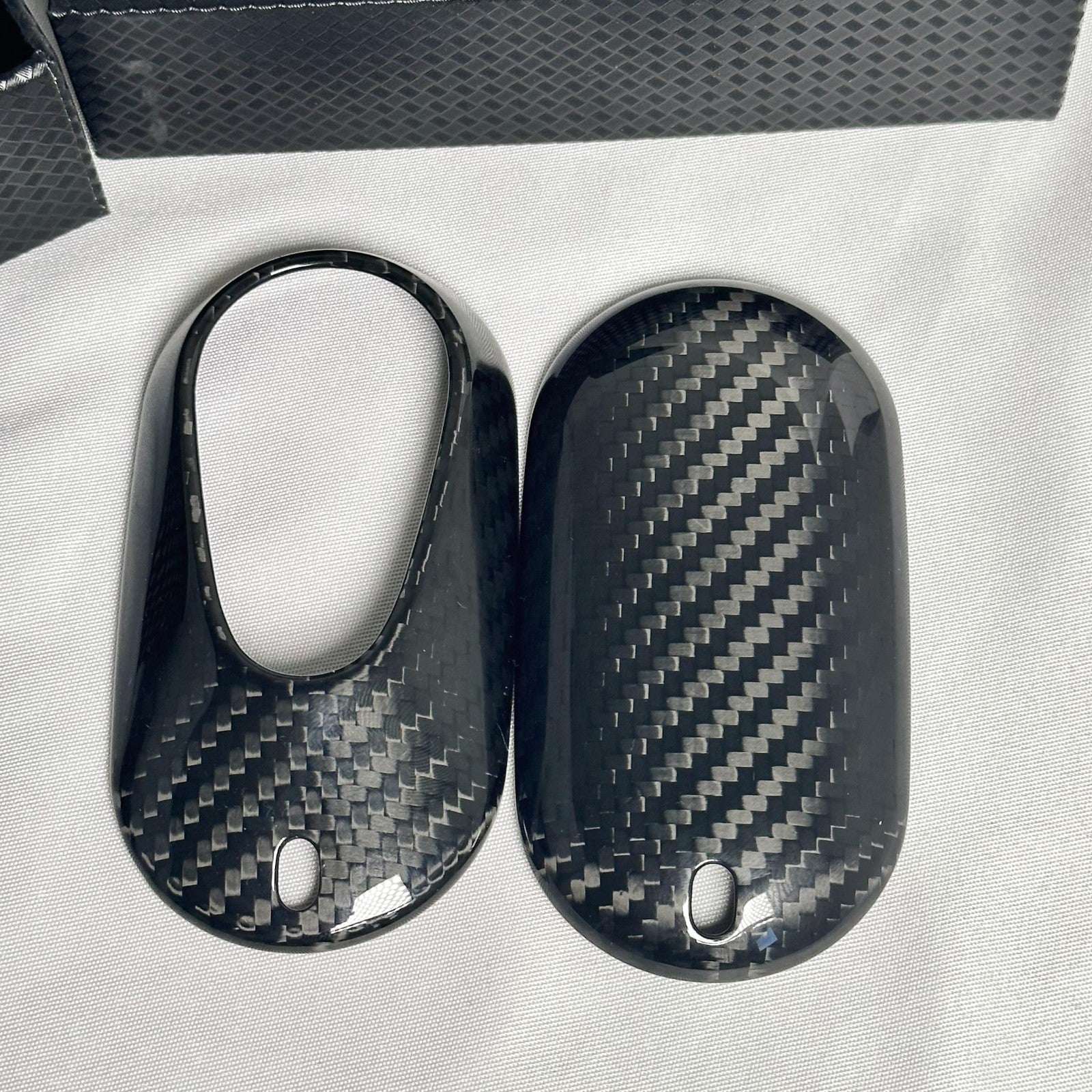 Dry-Carbon Schlüssel Cover passend für Mercedes-Benz & AMG – Schlüssel in Carbon