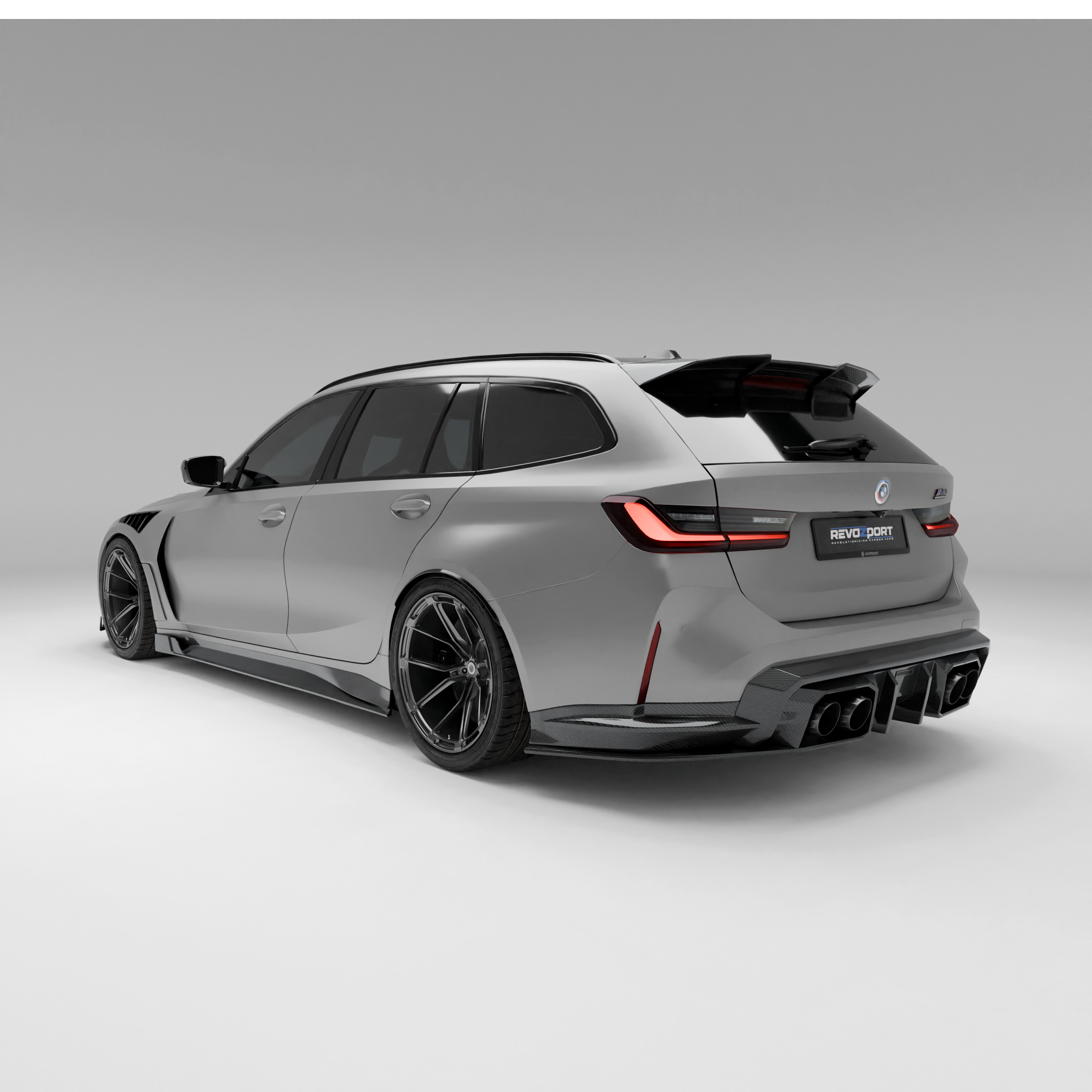 Dry-Carbon Heckdiffusor passend für BMW M3/M4 G80-G83 – Aerodynamik mit Struktur