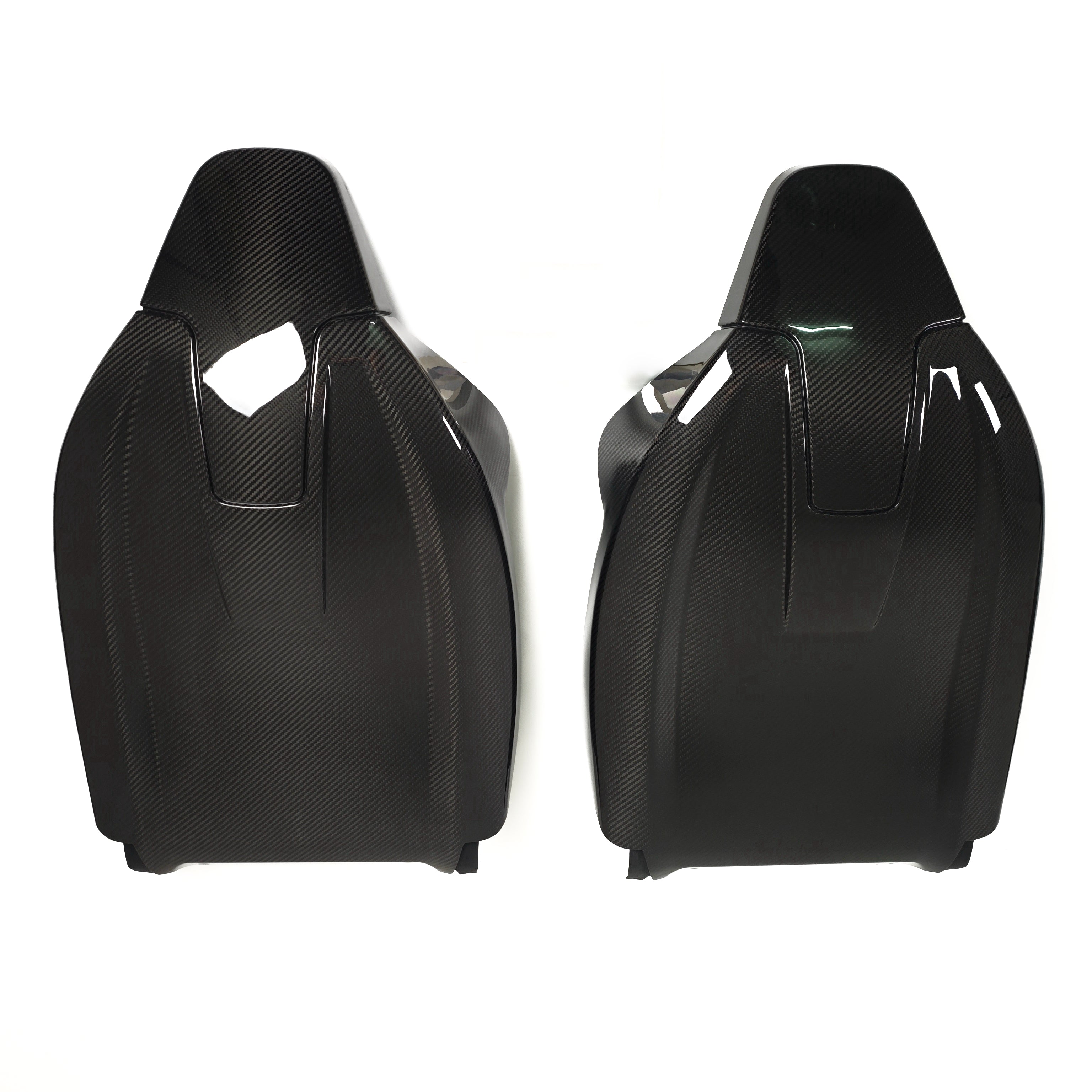 Dry-Carbon Sitzrücken-Cover passend für BMW M3 G80/G81, M8 F93, X3M F97, X4M F98 – Leichtbau-Optik für die Sportsitze