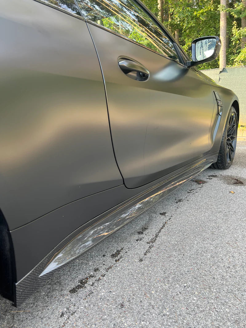 Carbon Fiber Seitenschweller passend für BMW M4 G82 G83 M3 G80 G81