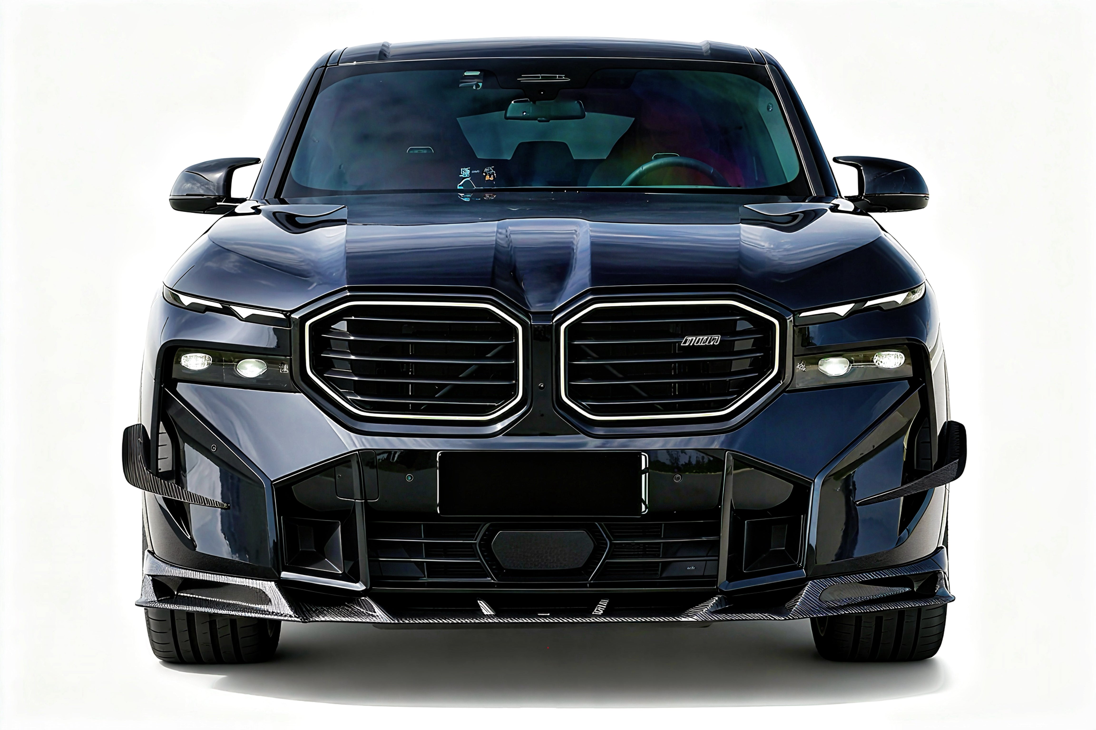 Carbon Bodykit mit Frontlippe und Heckdiffusor passend für BMW XM G09, Echtcarbon - Getsdowned