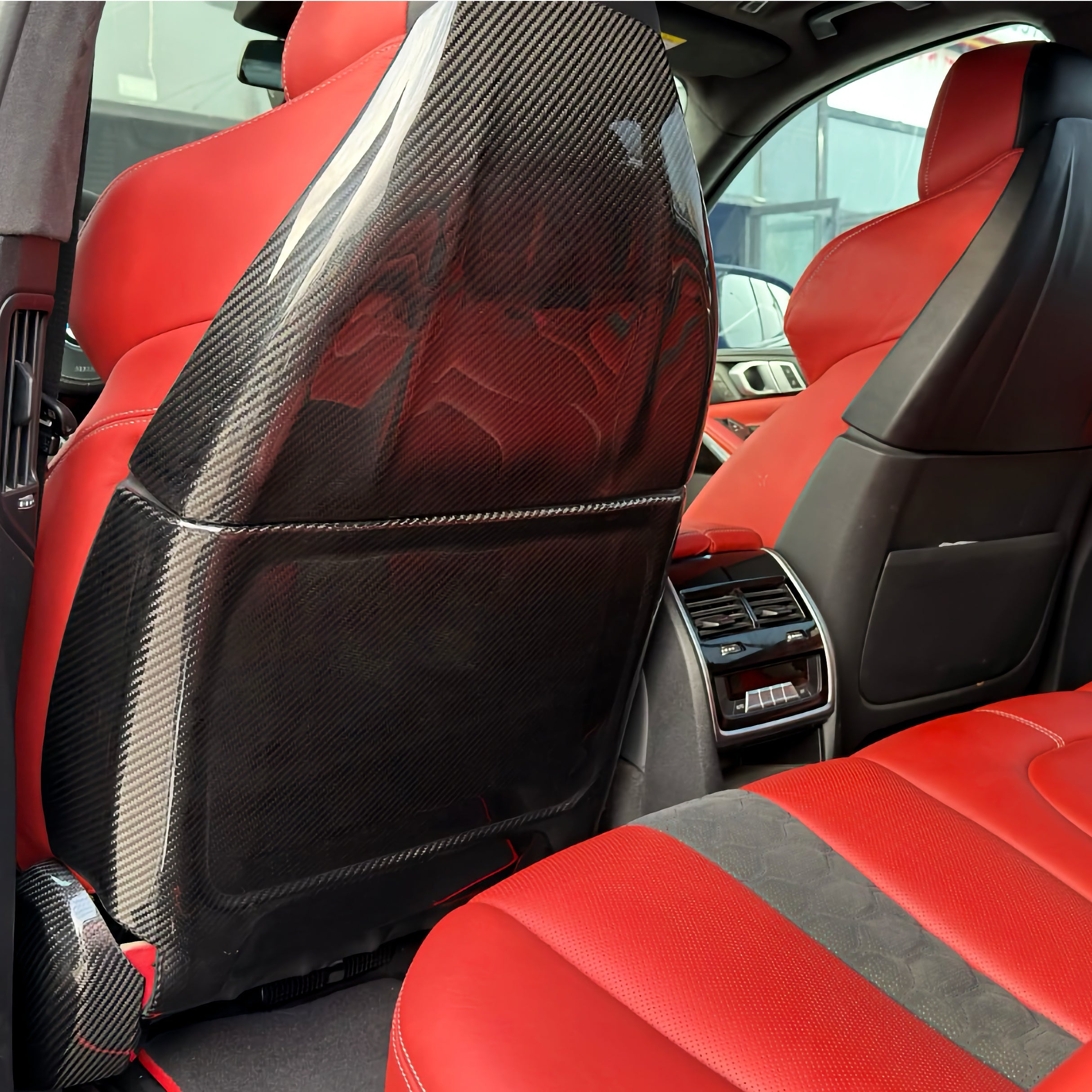 Dry-Carbon Sitzcover Aufsatz passend für BMW M5 F90 / X5M F95 / X6M F96 – Performance Seating