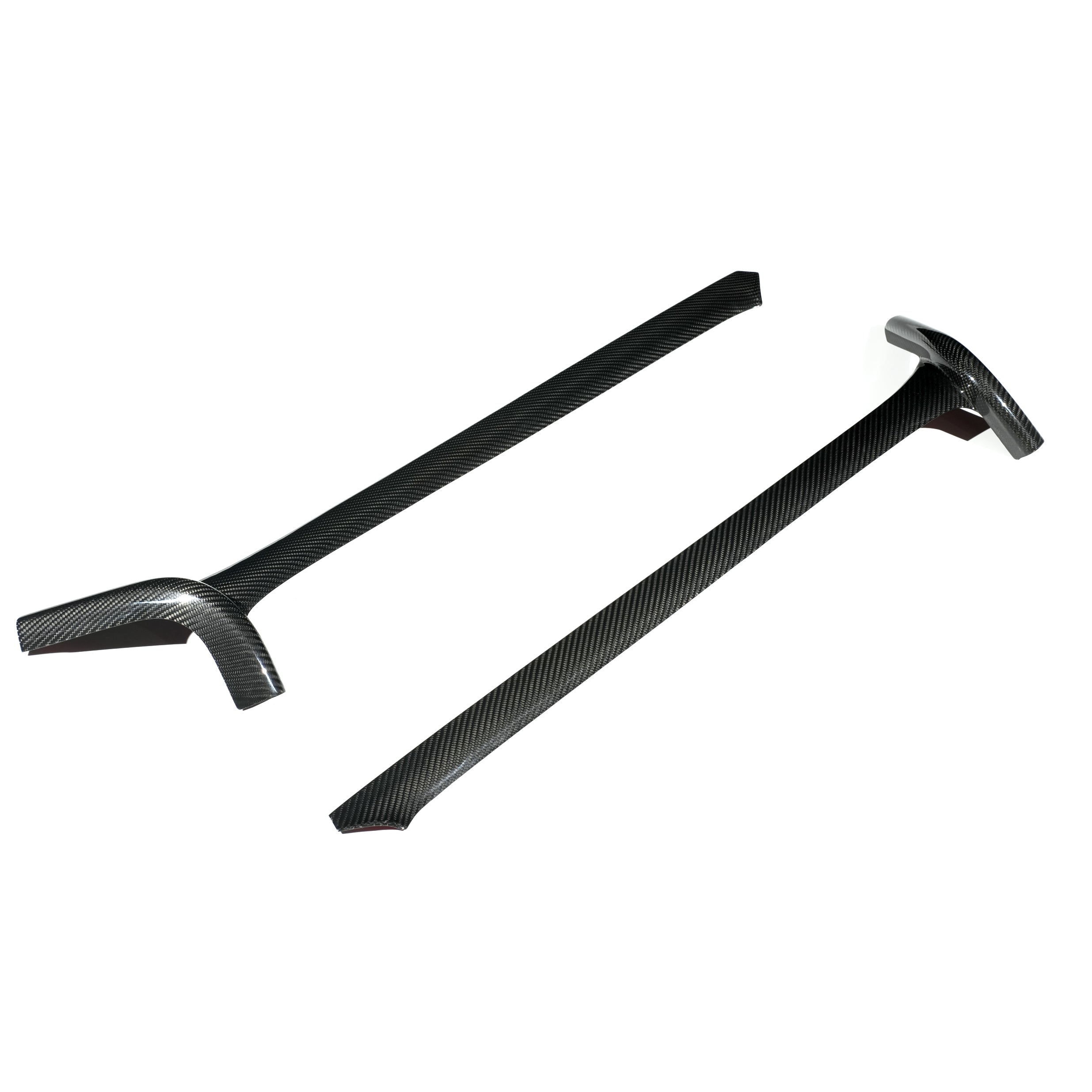 Dry-Carbon Fensterrahmen & A-Säulen Cover passend für Mercedes-Benz G-Klasse W465 – Konturen in Sichtcarbon