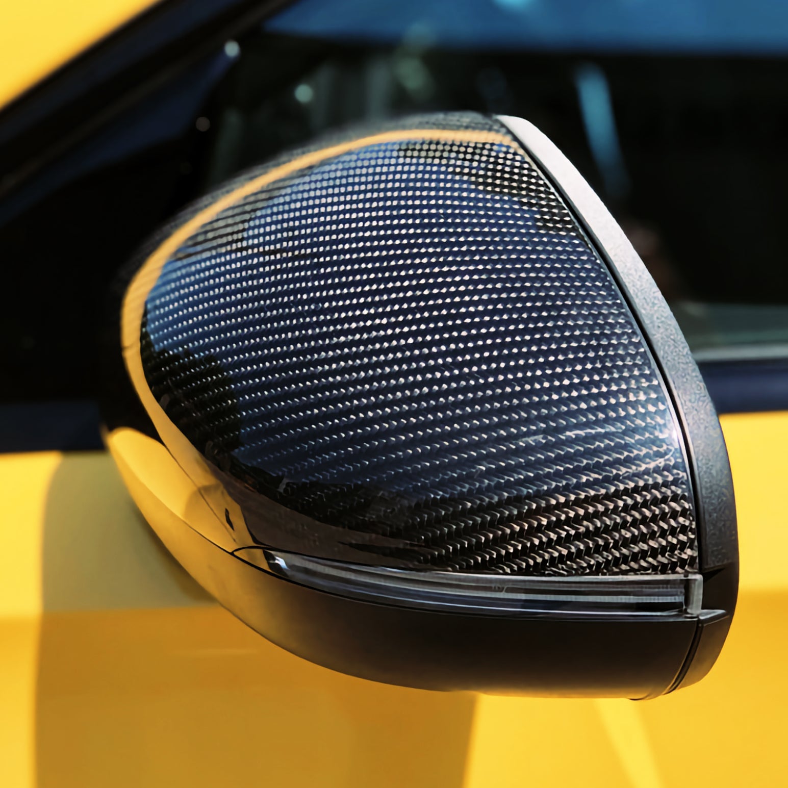 Dry-Carbon Spiegelkappen passend für Mercedes-Benz A-Klasse W177 & CLA W118 (inkl. AMG) – Carbon-Optik für die Außenspiegel