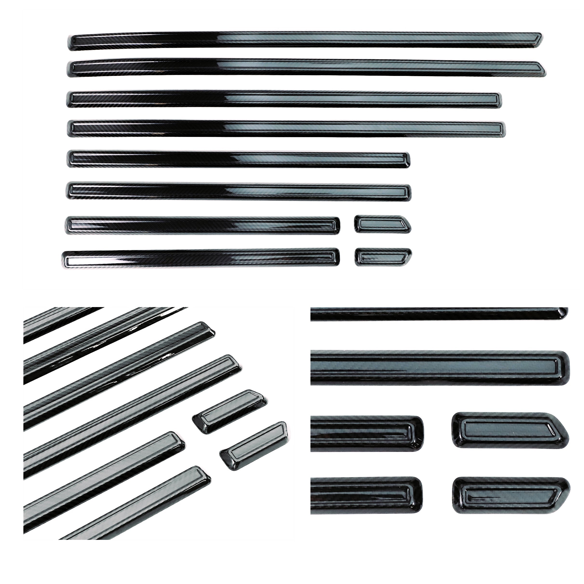 Dry-Carbon Tür-Cover passend für Mercedes-Benz G-Klasse W465 – Seitliche Carbon-Akzente