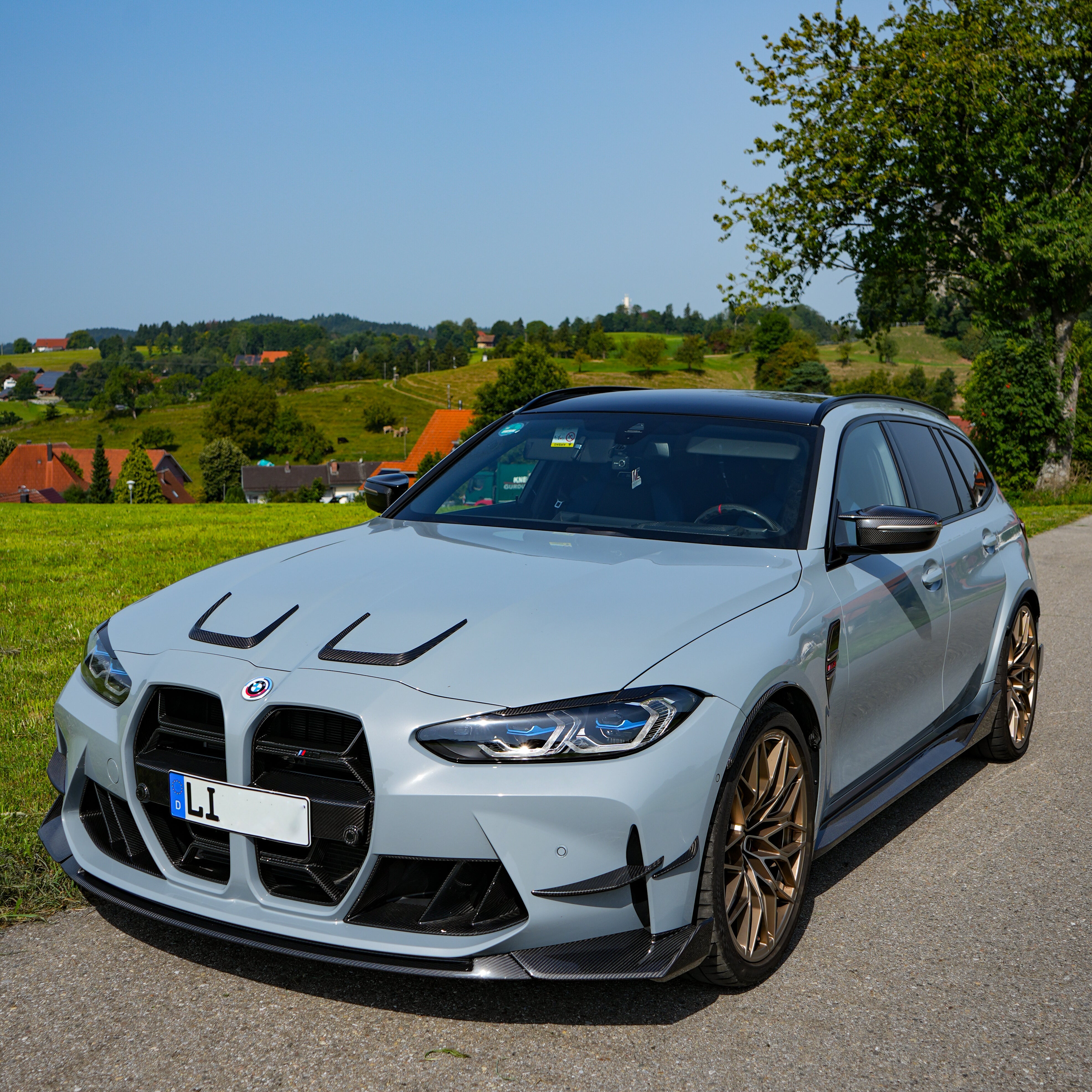 Dry-Carbon Frontlippe VCS passend für BMW M3 G80 / G81 / M4 G82 / G83 – Premium Front-Splitter