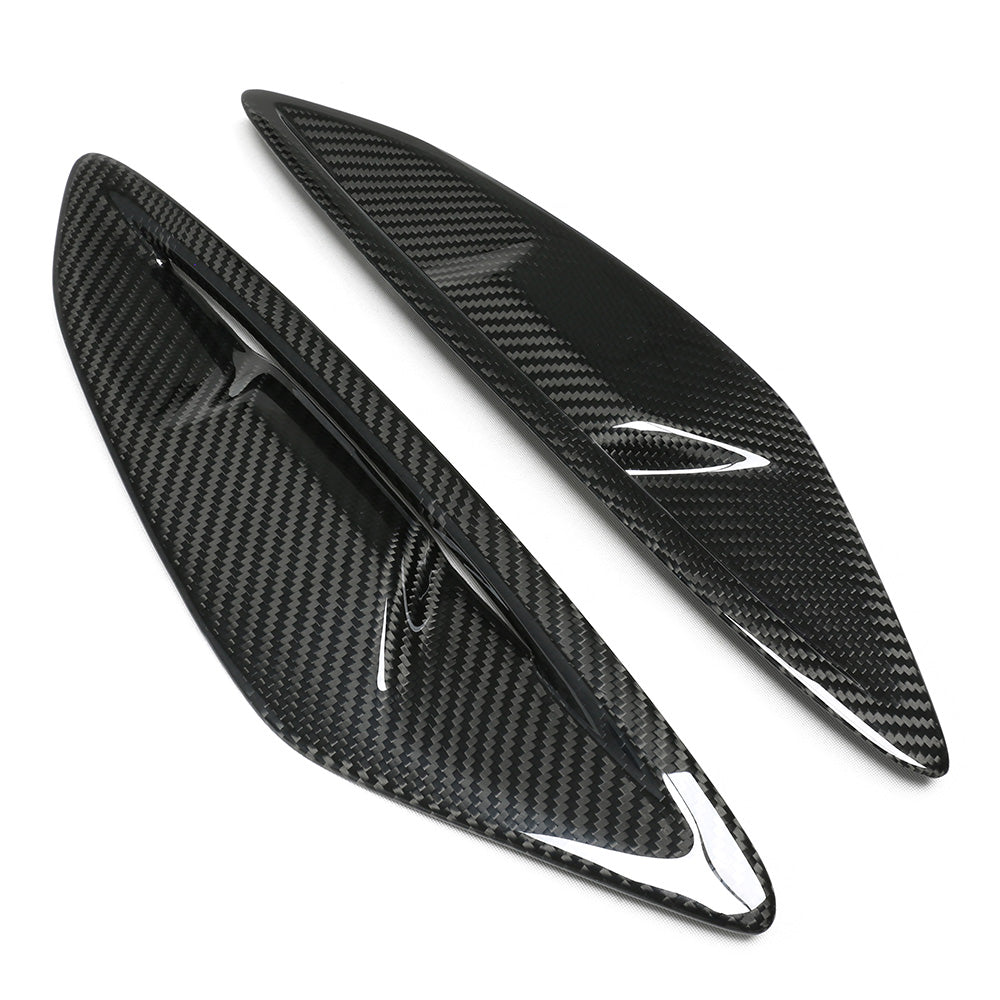Dry-Carbon Kotflügelaufsatz mit Lufteinlass passend für BMW 8er G14 G15 G16 – Carbon-Detail an der Flanke