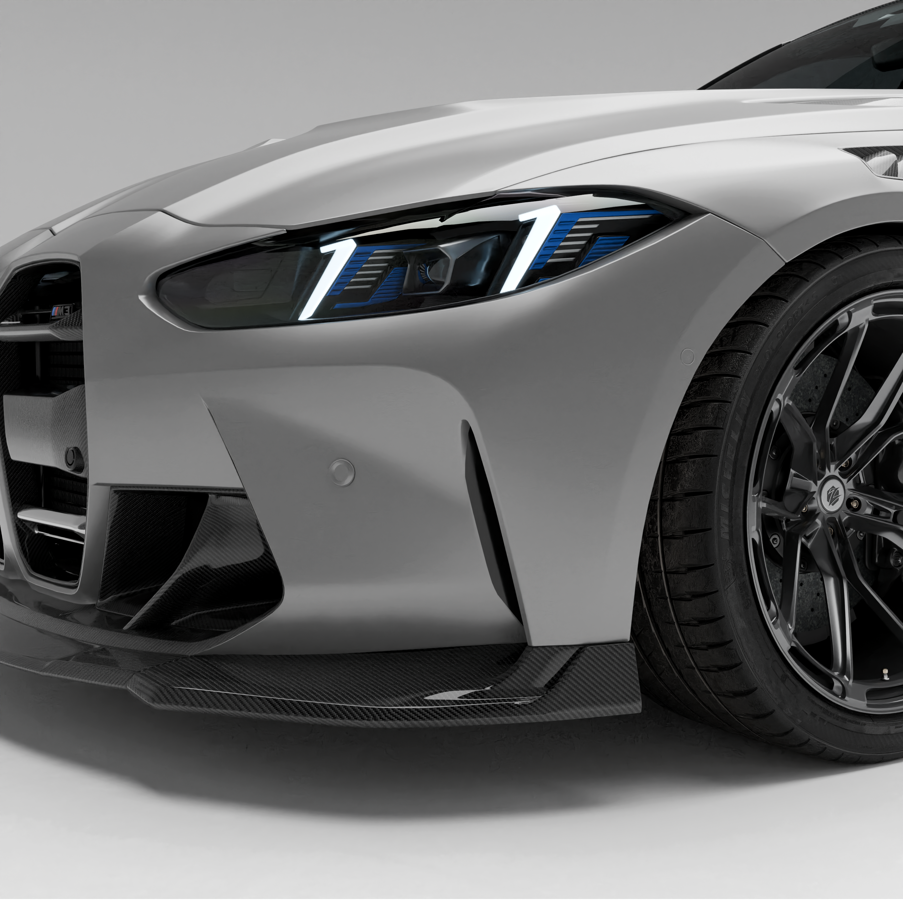 Dry-Carbon Lufteinlässe Front passend für BMW M3/M4 G80-G83 – Performance & Optik