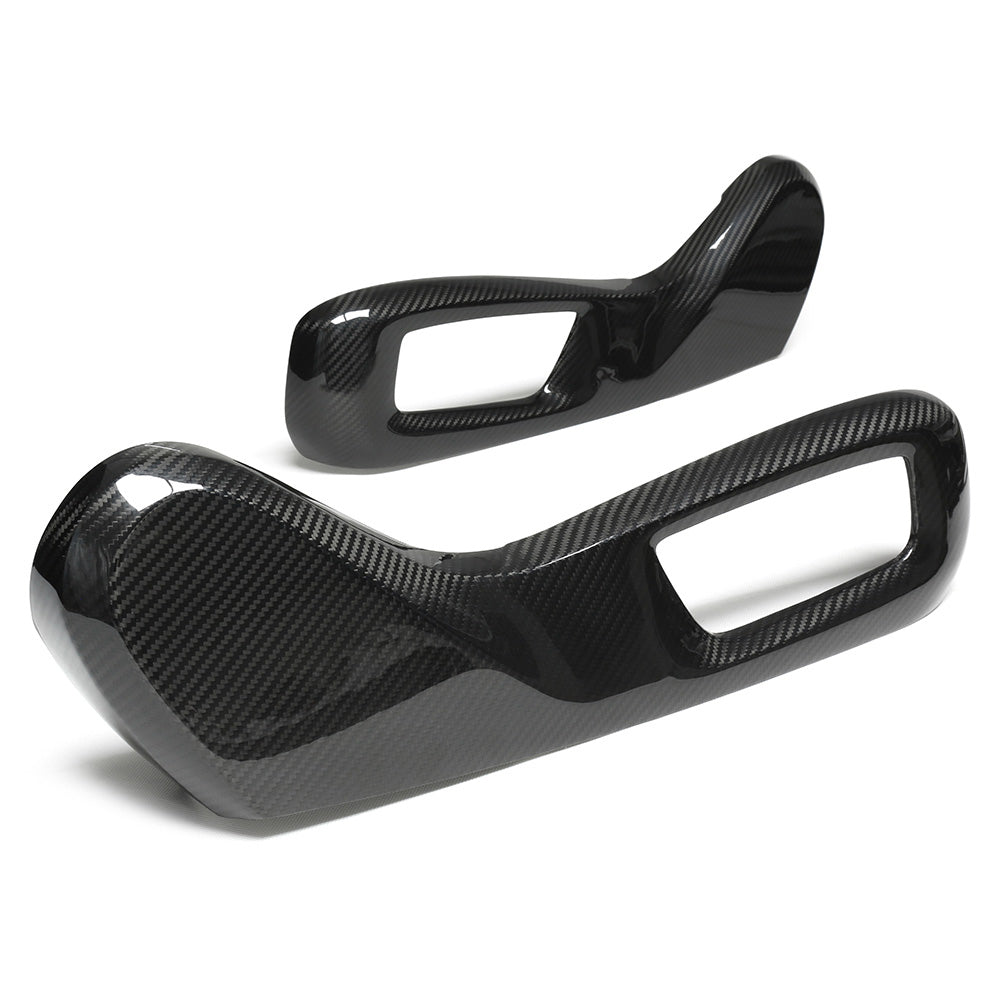 Dry-Carbon Sitzblenden passend für BMW M5 F90 / 5er G30 G31 – Carbon-Interieur