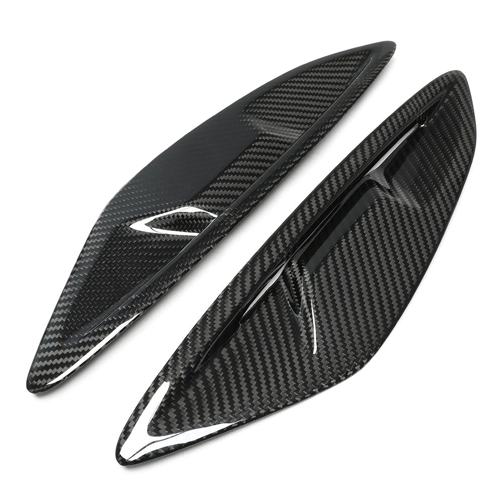 Dry-Carbon Kotflügelaufsatz mit Lufteinlass passend für BMW 8er G14 G15 G16 – Carbon-Detail an der Flanke