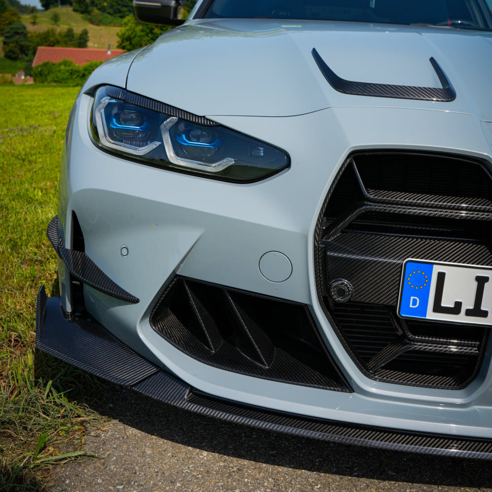 Dry-Carbon Frontlippe VCS passend für BMW M3 G80 / G81 / M4 G82 / G83 – Premium Front-Splitter