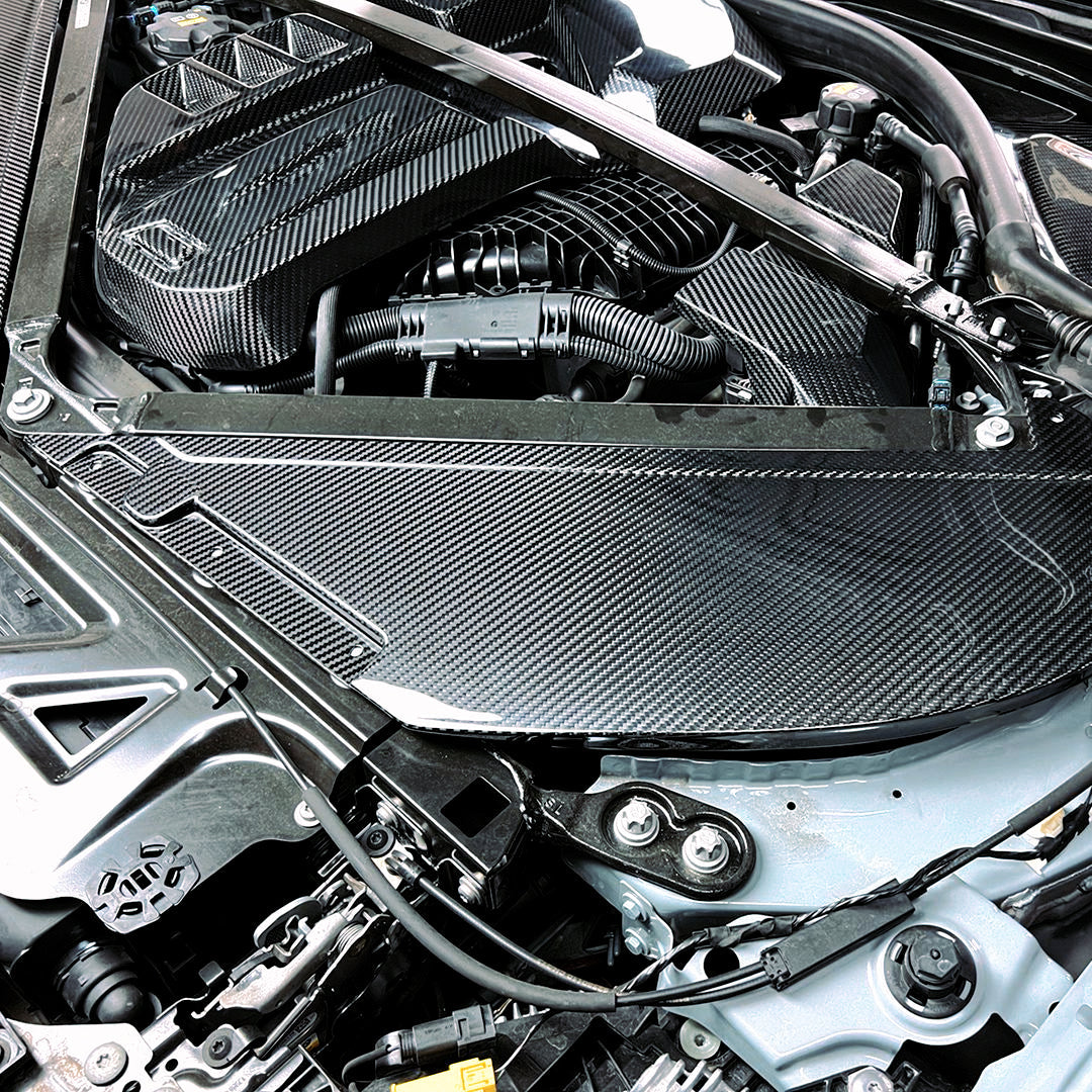 Dry Carbon Motorraum Abdeckung für BMW M2 M3 M4 G80 G81 G82 G83